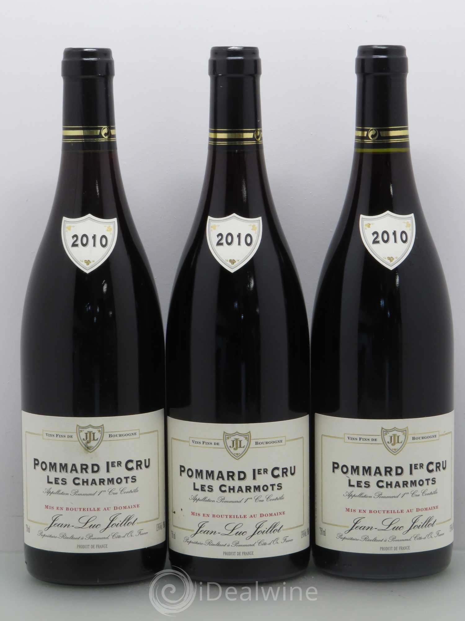 Pommard 1er Cru Joillot Les Charmots 2010 - Posten von 6 Flaschen - 2