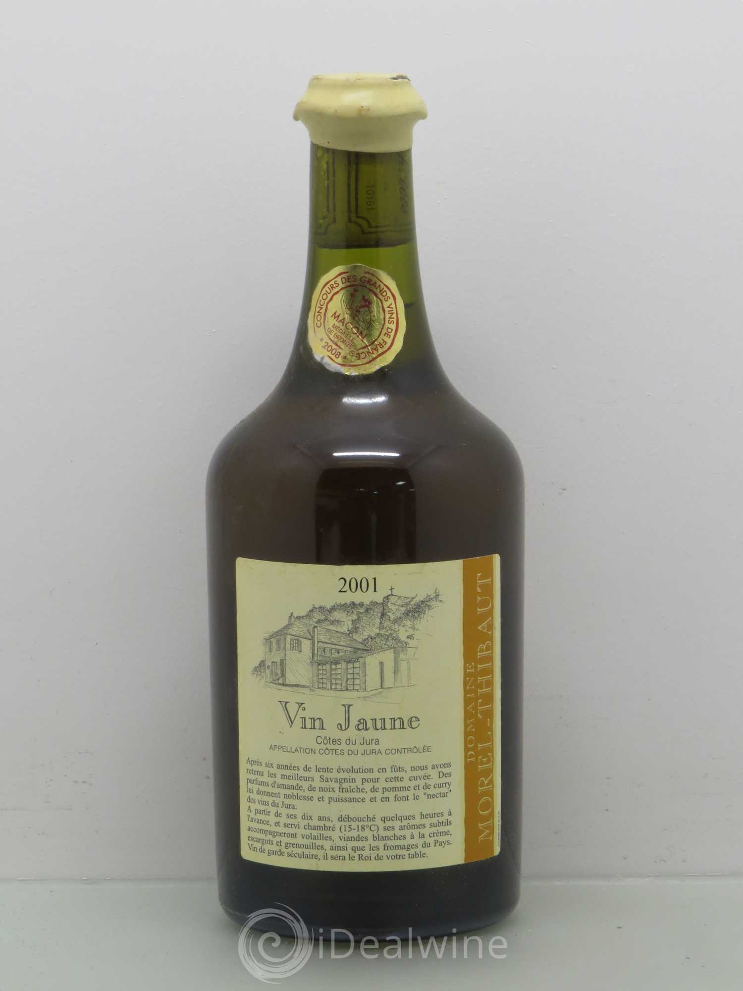 Arbois Vin Jaune Thibaut Morel 2001 - Posten von 1 Flasche - 0