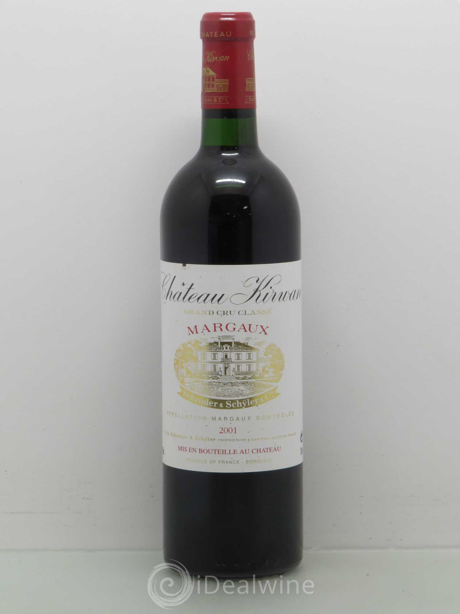 Château Kirwan 3ème Grand Cru Classé 2001 - Lot de 1 bouteille - 0