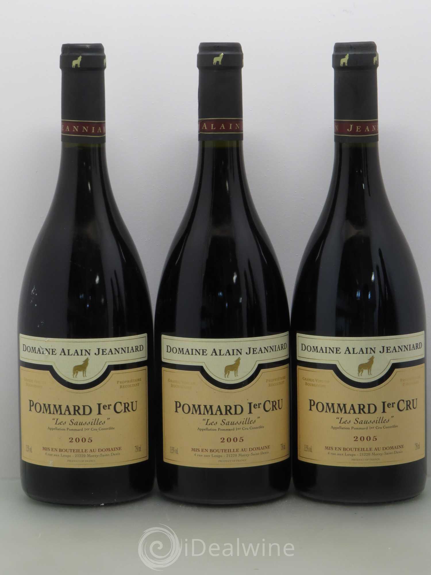 Pommard 1er Cru Domaine Jeanniard 2005 - Lot de 5 bouteilles - 1
