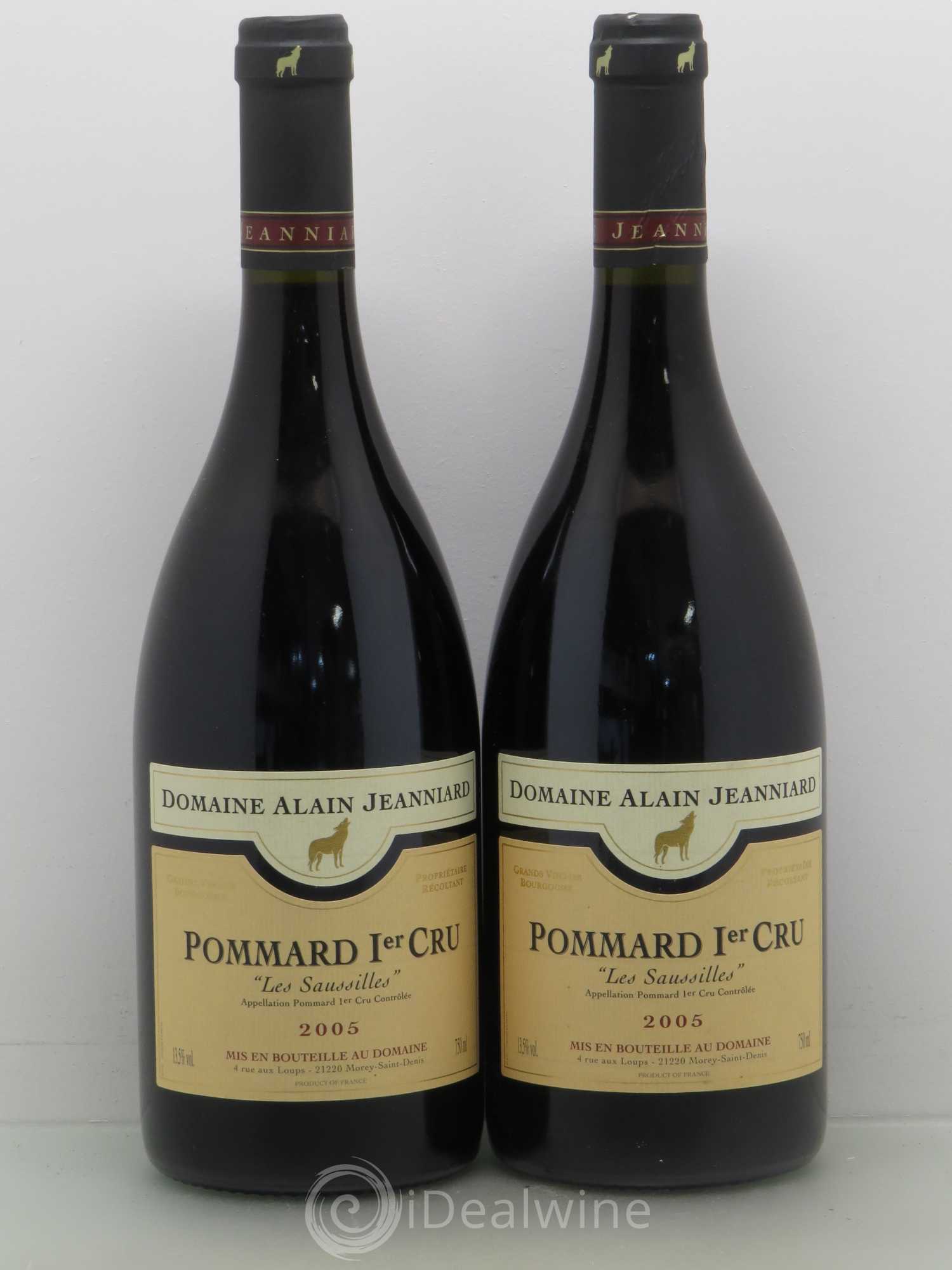 Pommard 1er Cru Domaine Jeanniard 2005 - Lot de 5 bouteilles - 2