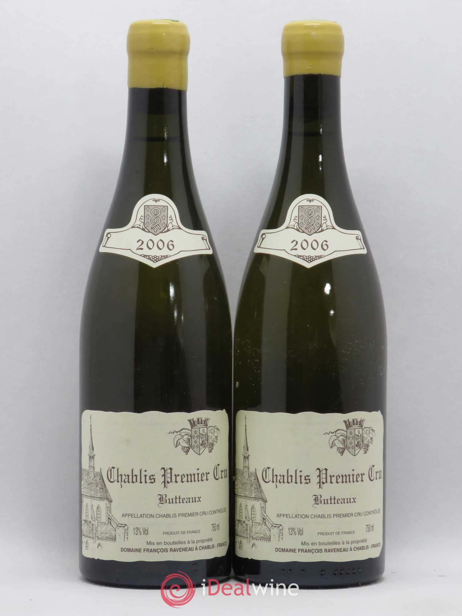 Chablis 1er Cru Butteaux Raveneau (Domaine) 2006 - Lot de 2 bouteilles - 0