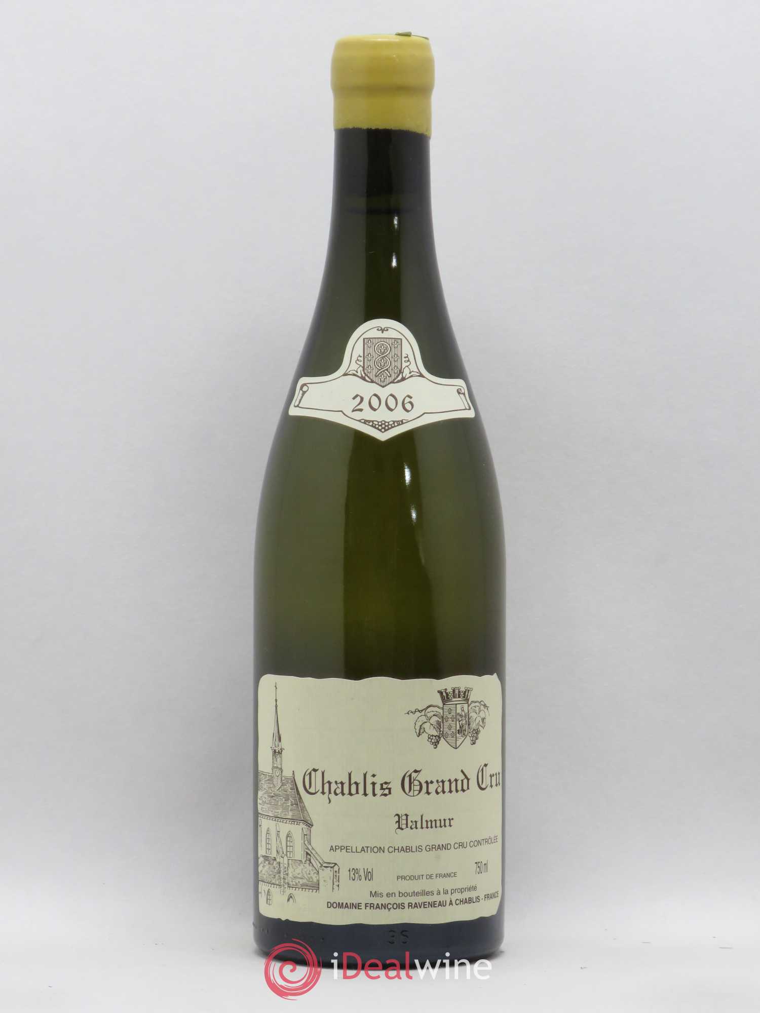 Chablis Grand Cru Valmur Raveneau (Domaine) 2006 - Lot de 1 bouteille - 0