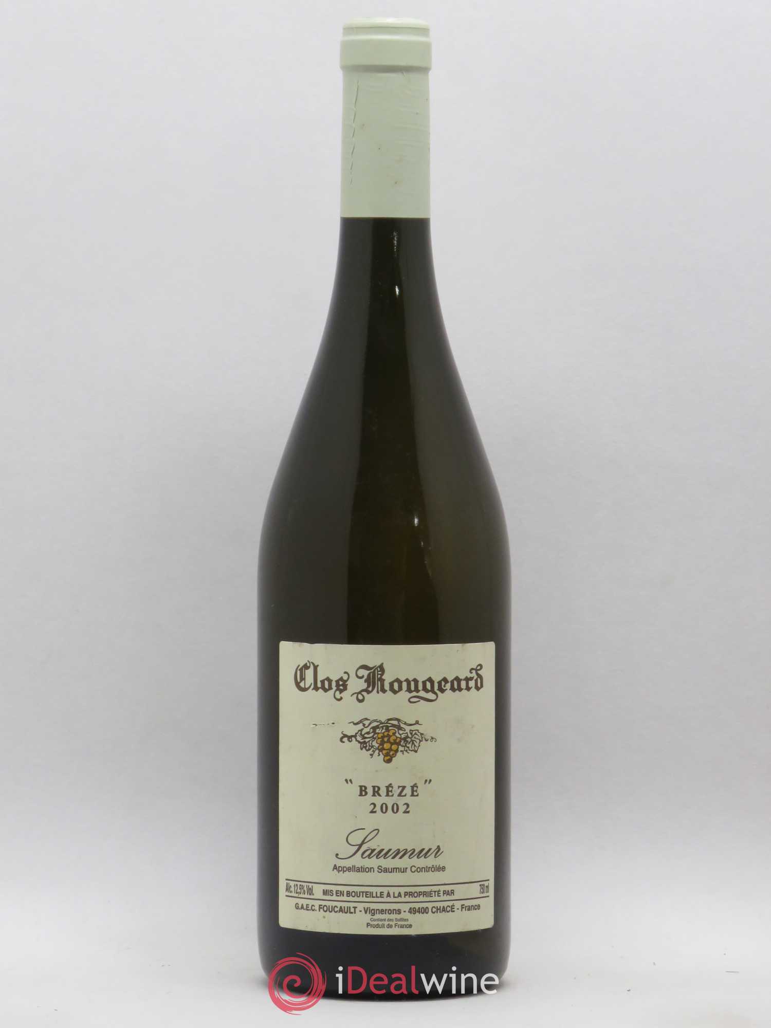 Saumur Brézé Clos Rougeard 2002 - Lot de 1 bouteille - 0