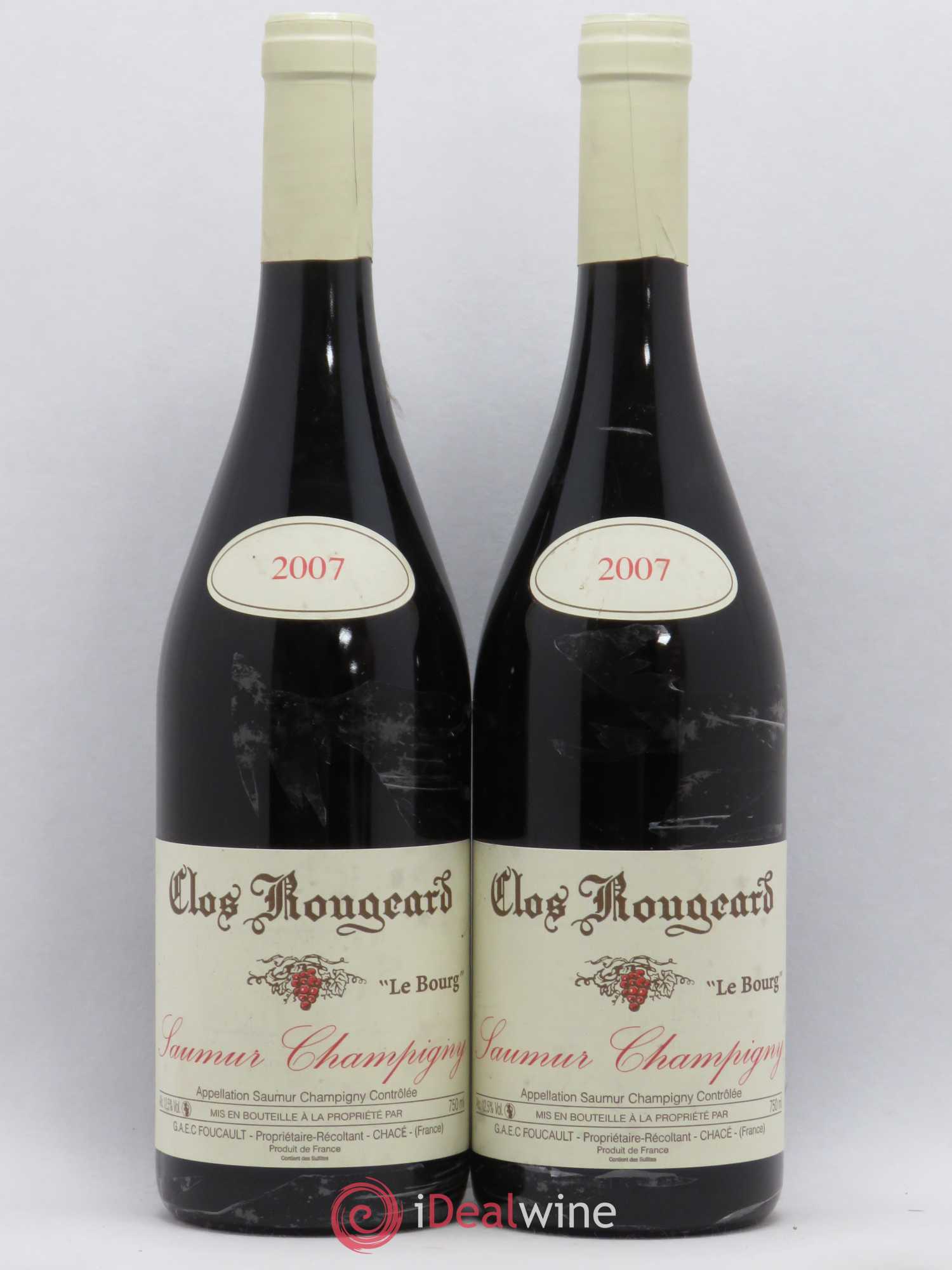 Saumur-Champigny Le Bourg Clos Rougeard 2007 - Lot de 2 bouteilles - 0