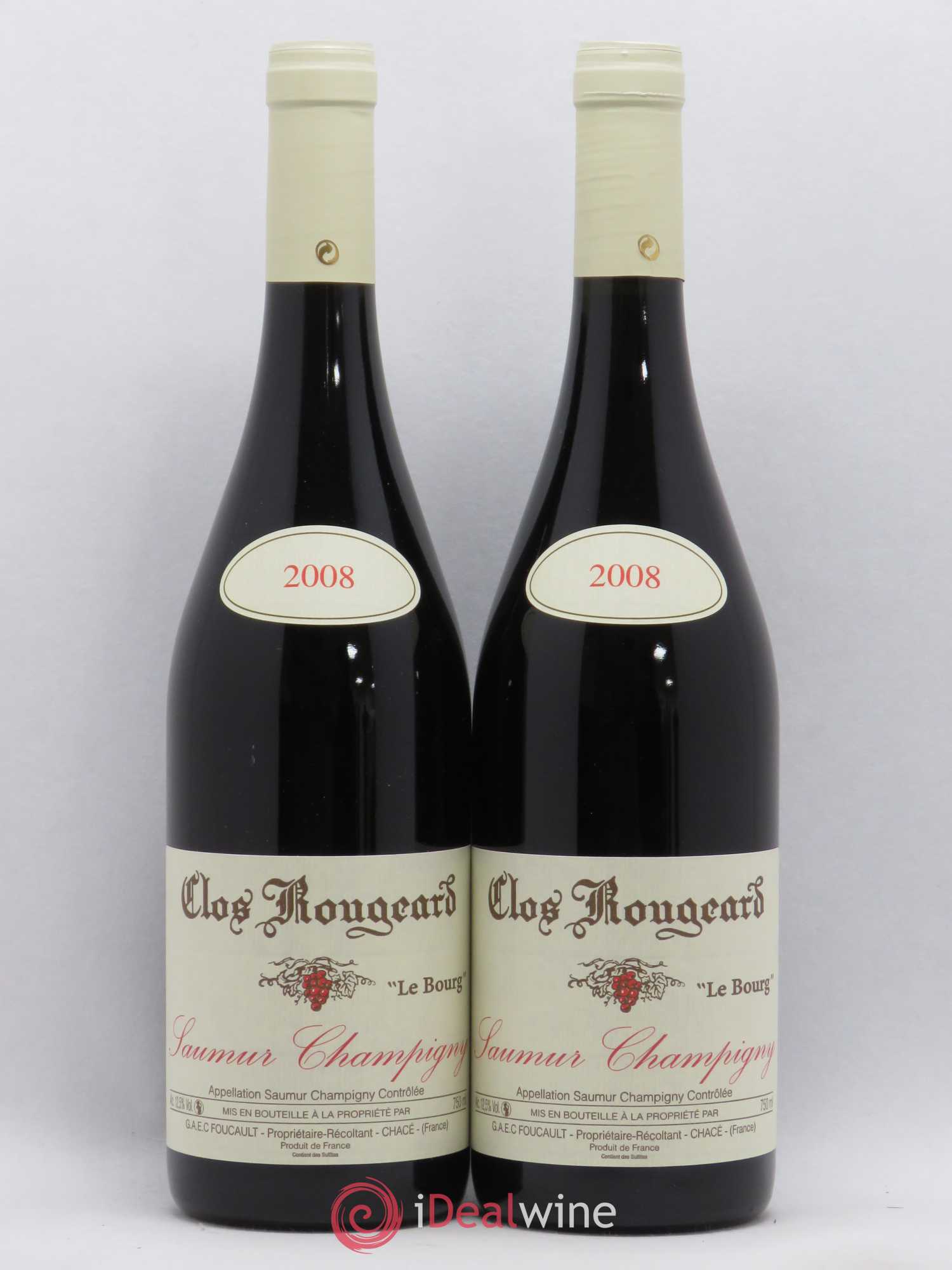 Saumur-Champigny Le Bourg Clos Rougeard 2008 - Lot de 2 bouteilles - 0