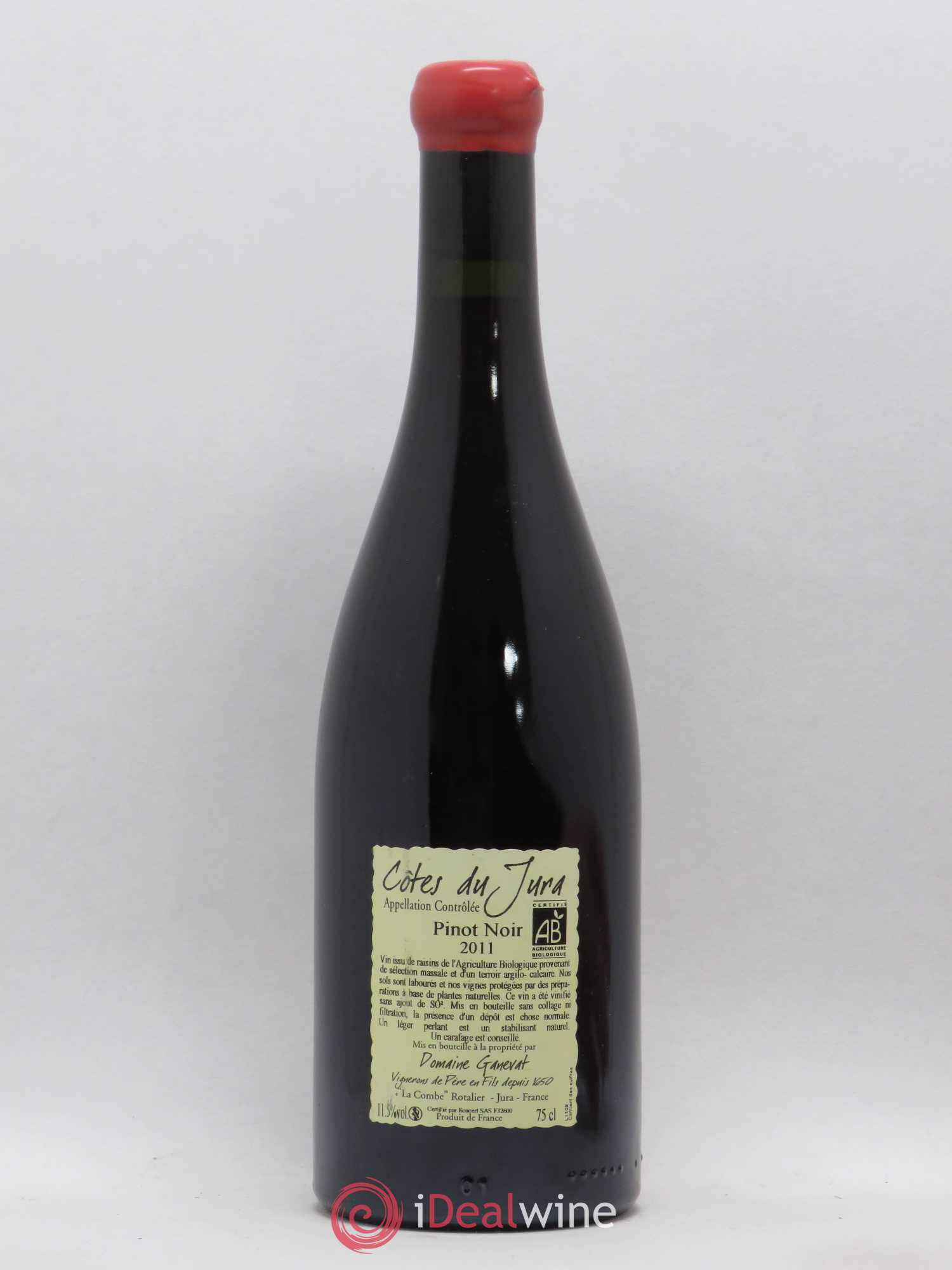 Côtes du Jura Cuvée Julien Jean-François Ganevat (Domaine) 2011 - Lot de 1 bouteille - 1