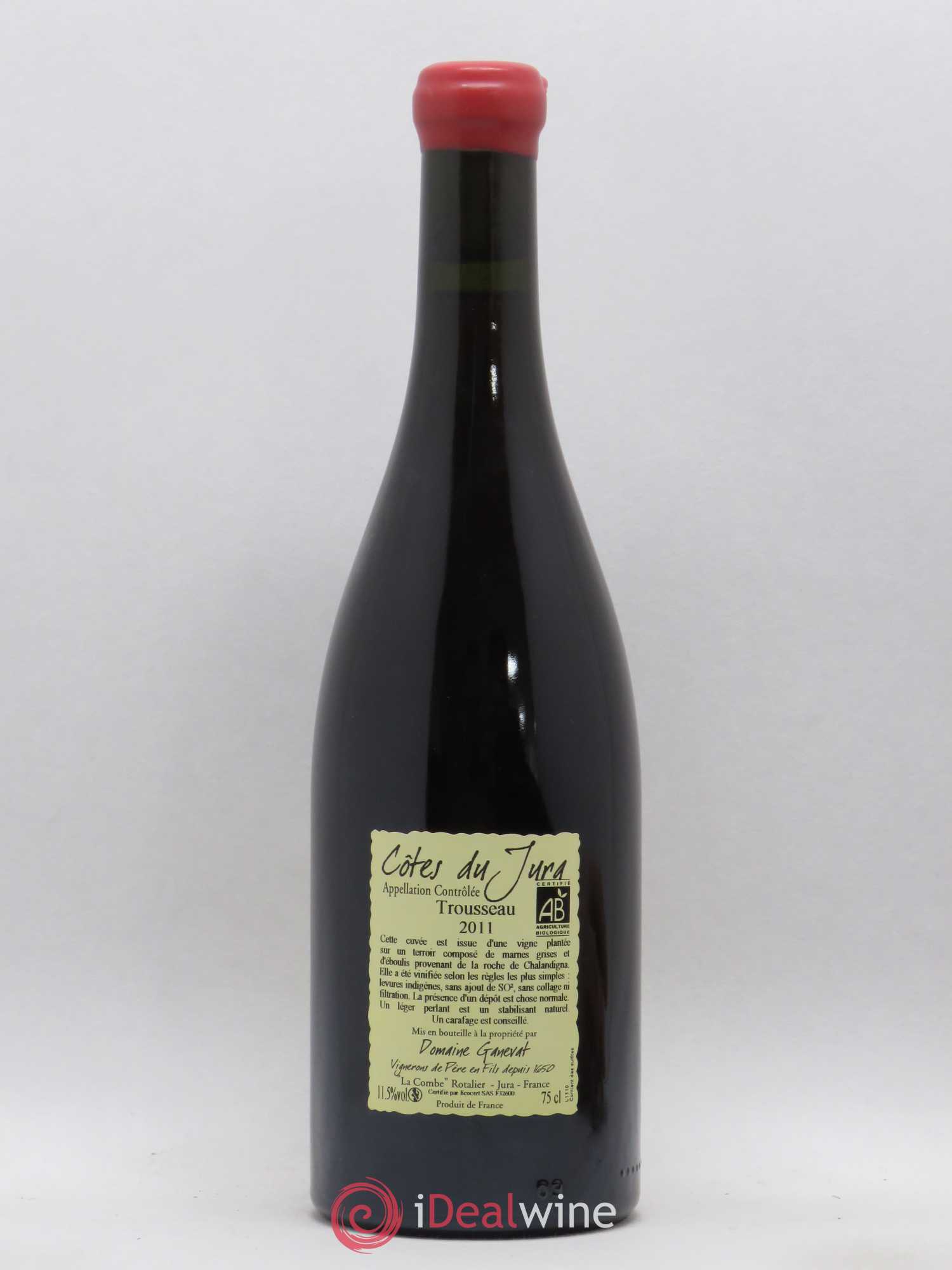 Côtes du Jura Plein Sud Jean-François Ganevat (Domaine) 2011 - Lot de 1 bouteille - 1