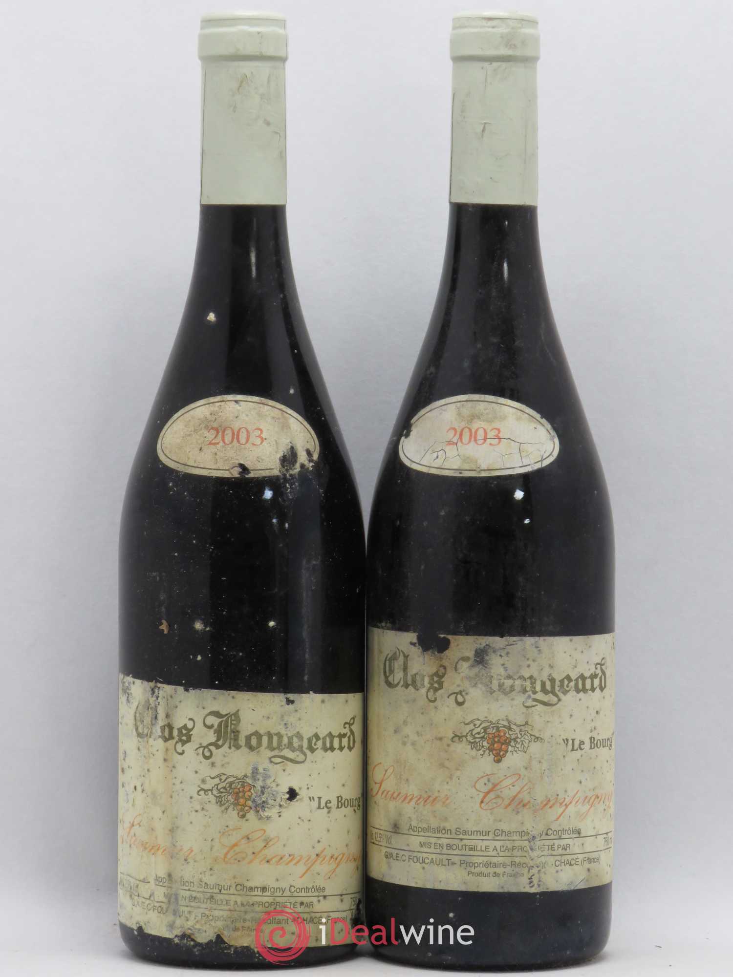 Saumur-Champigny Le Bourg Clos Rougeard 2003 - Lot de 2 bouteilles - 0