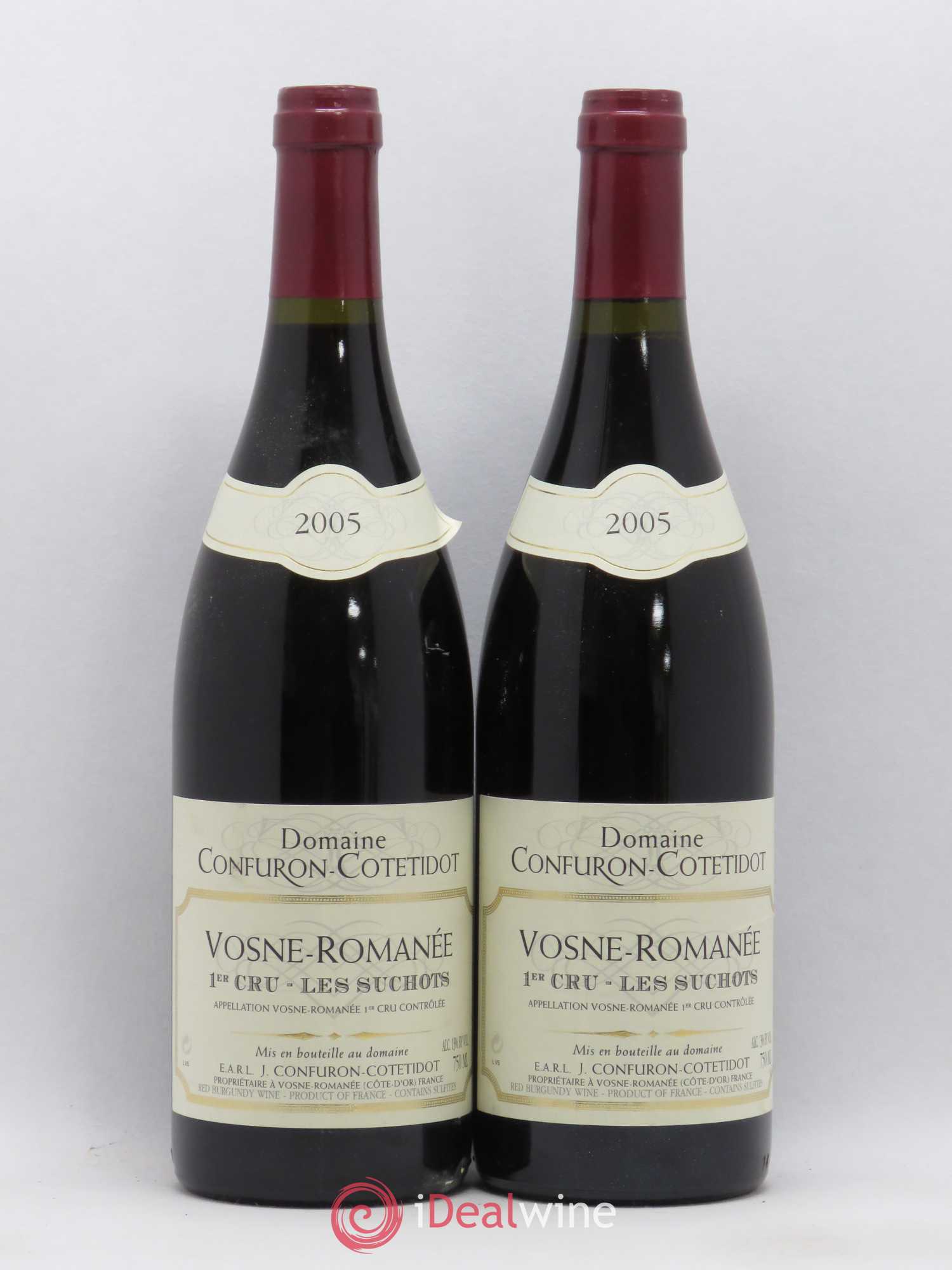 Vosne-Romanée 1er Cru Les Suchots Confuron-Cotetidot 2005 - Lot de 2 bouteilles - 0