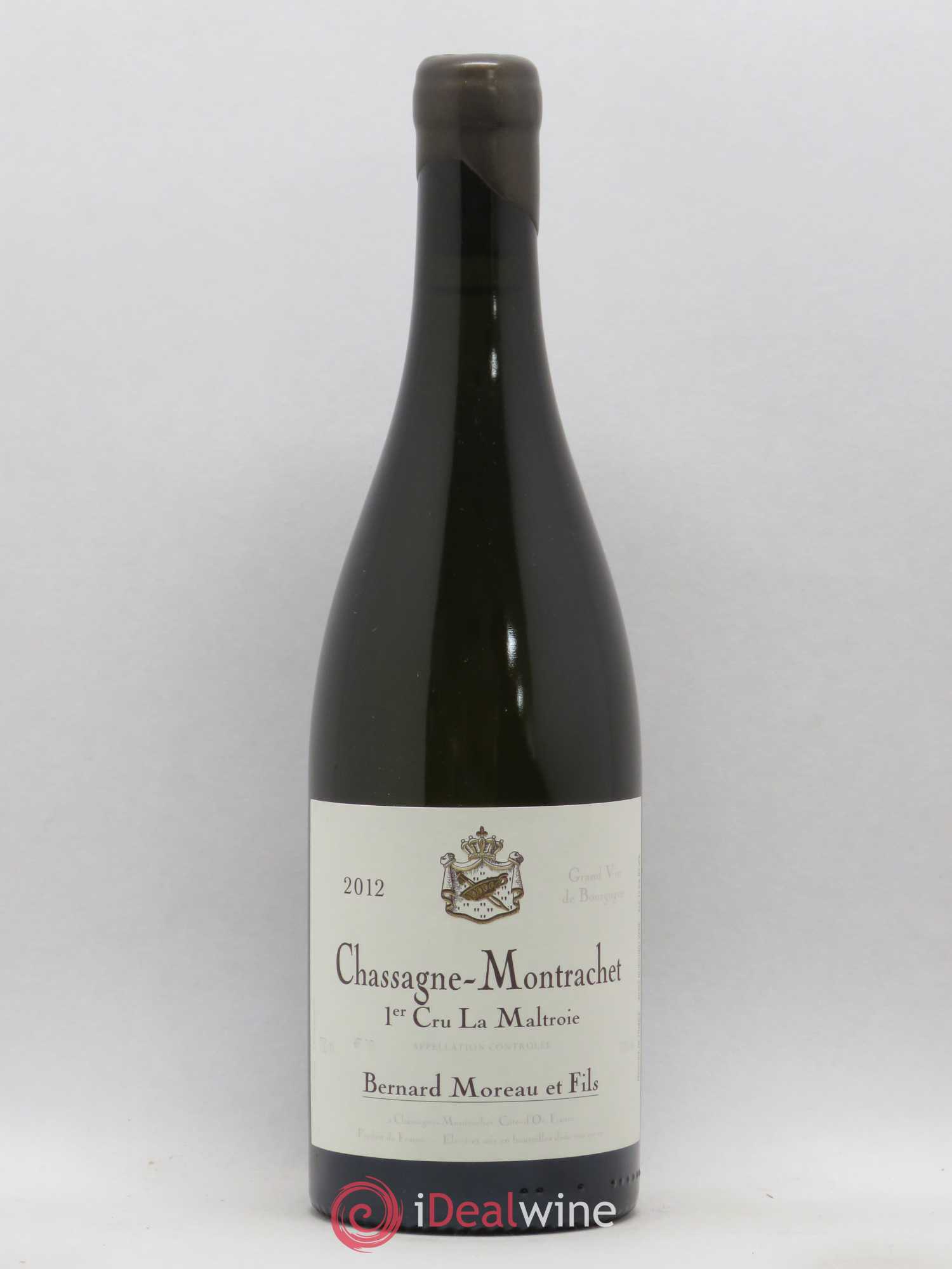 Chassagne-Montrachet 1er Cru La Maltroie Domaine Moreau 2012 - Posten von 1 Flasche - 0