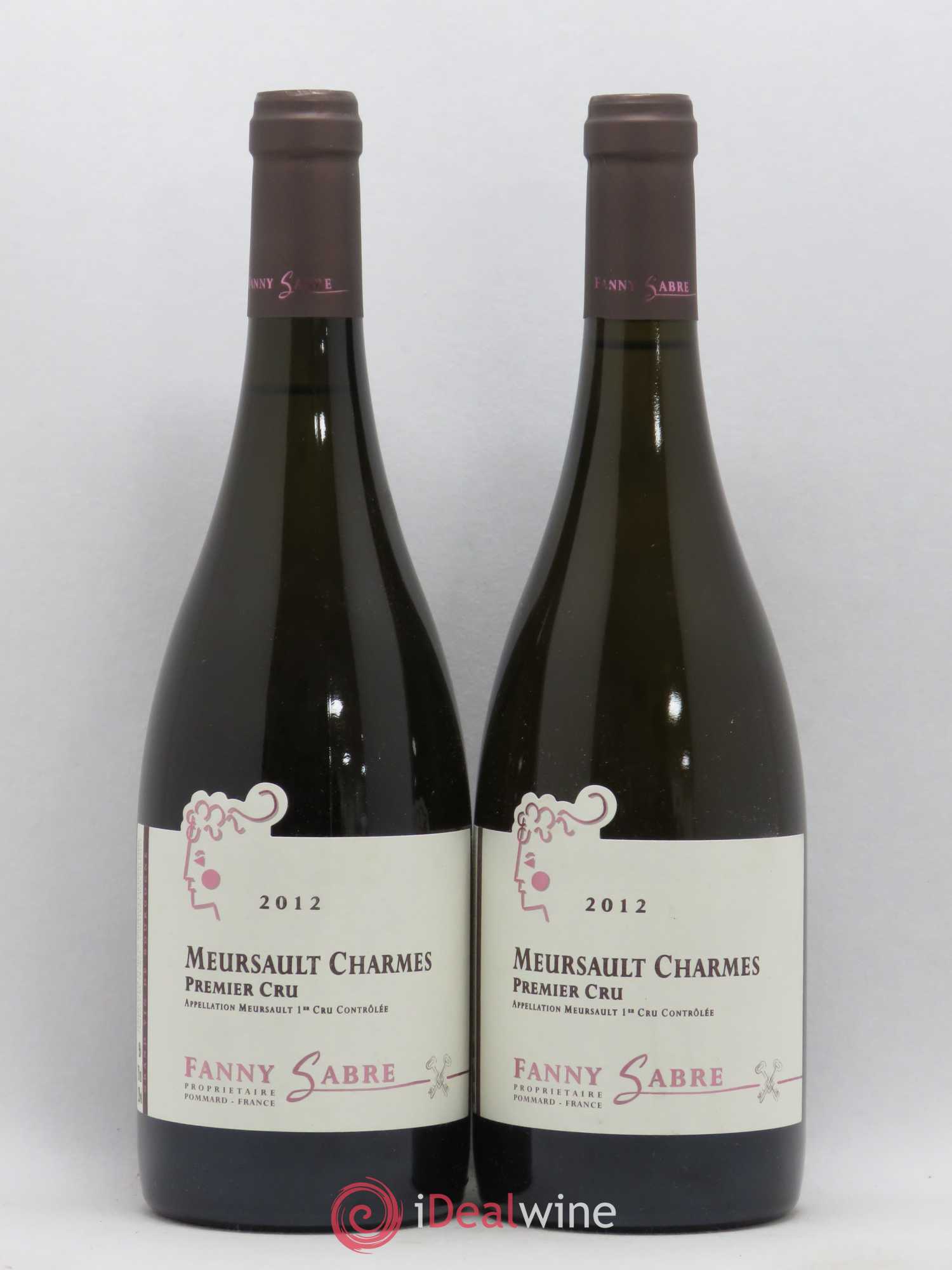 Meursault 1er Cru Charmes Fanny Sabre 2012 - Posten von 2 Flaschen - 0