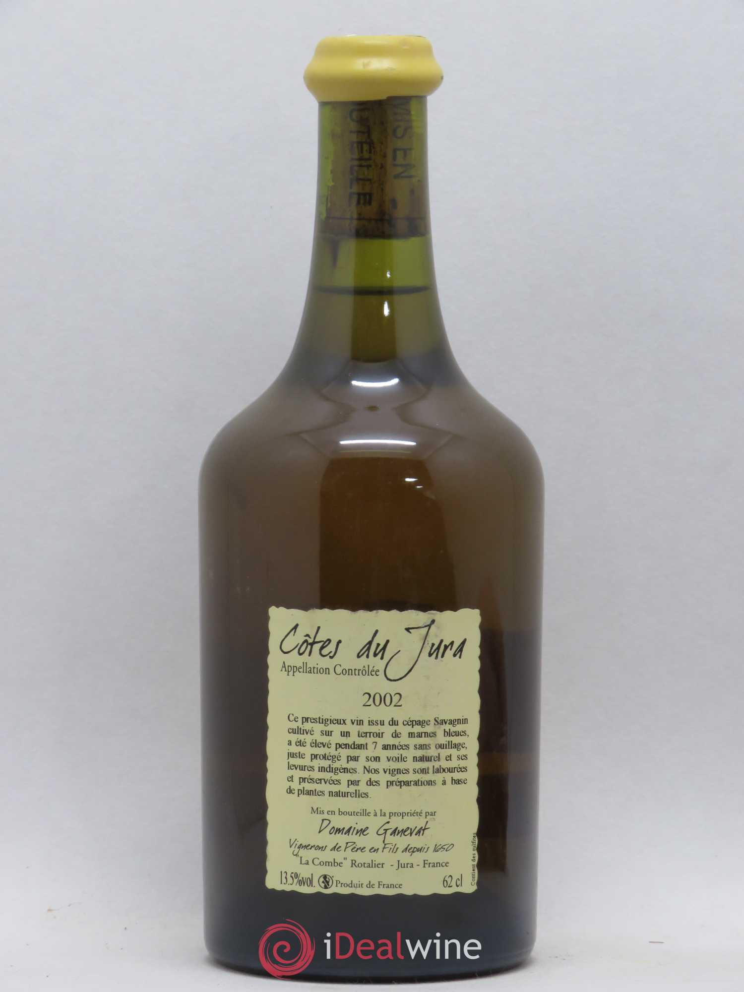 Côtes du Jura Vin Jaune Jean-François Ganevat (Domaine) 2002 - Lot de 1 bouteille - 1