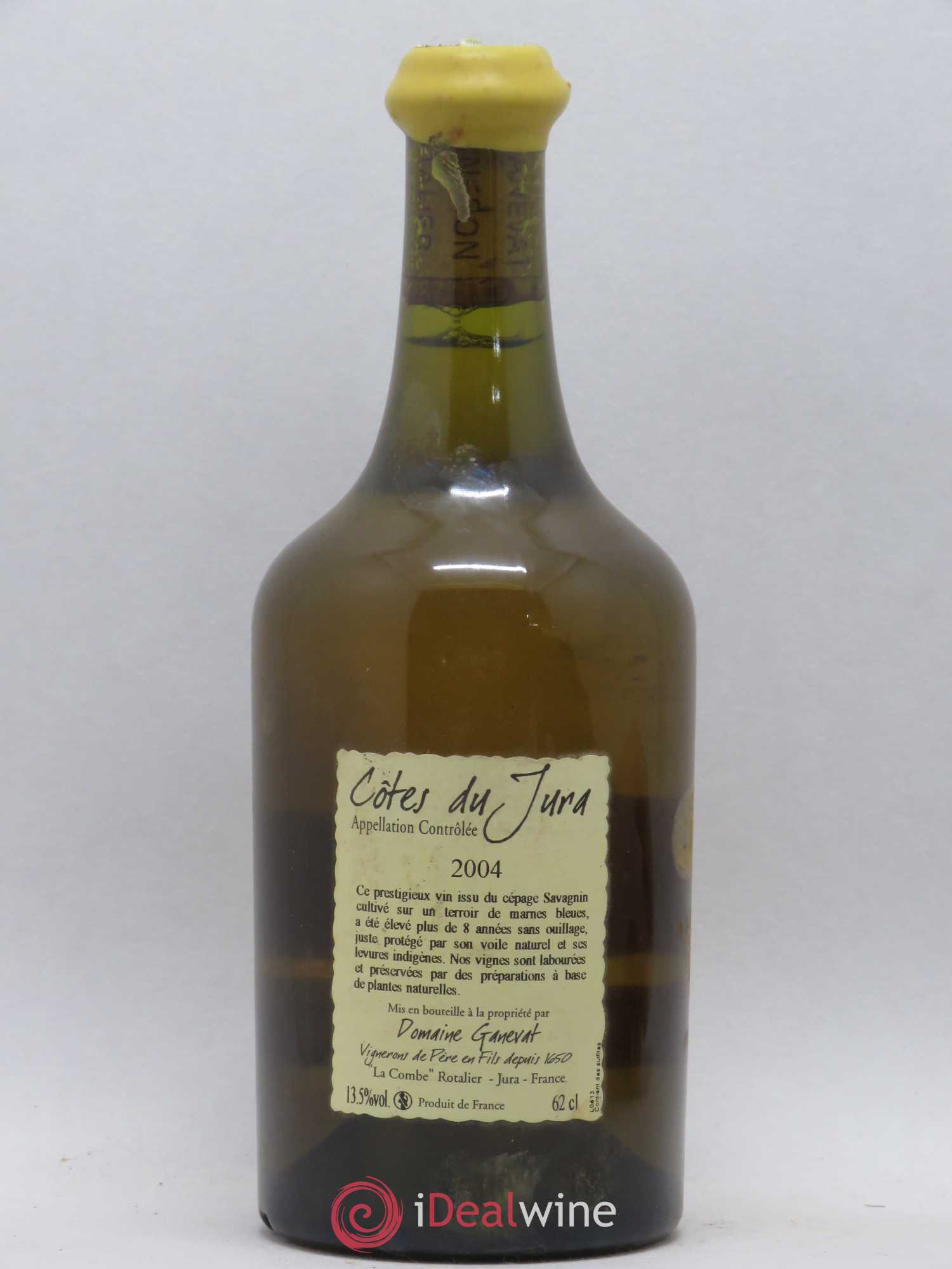 Côtes du Jura Vin Jaune Jean-François Ganevat (Domaine) 2004 - Lot de 1 bouteille - 1