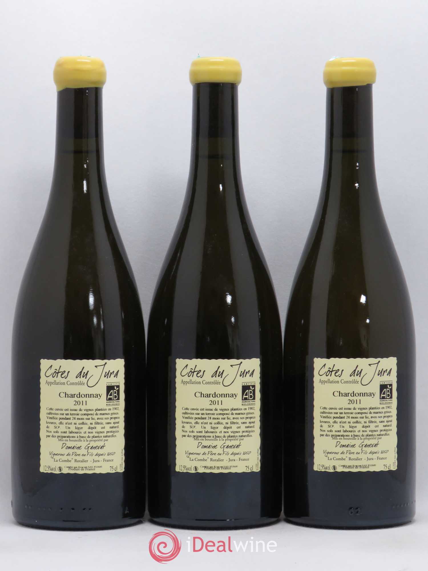 Côtes du Jura Les Chalasses Vieilles Vignes Jean-François Ganevat (Domaine) 2011 - Lot de 3 bouteilles - 1