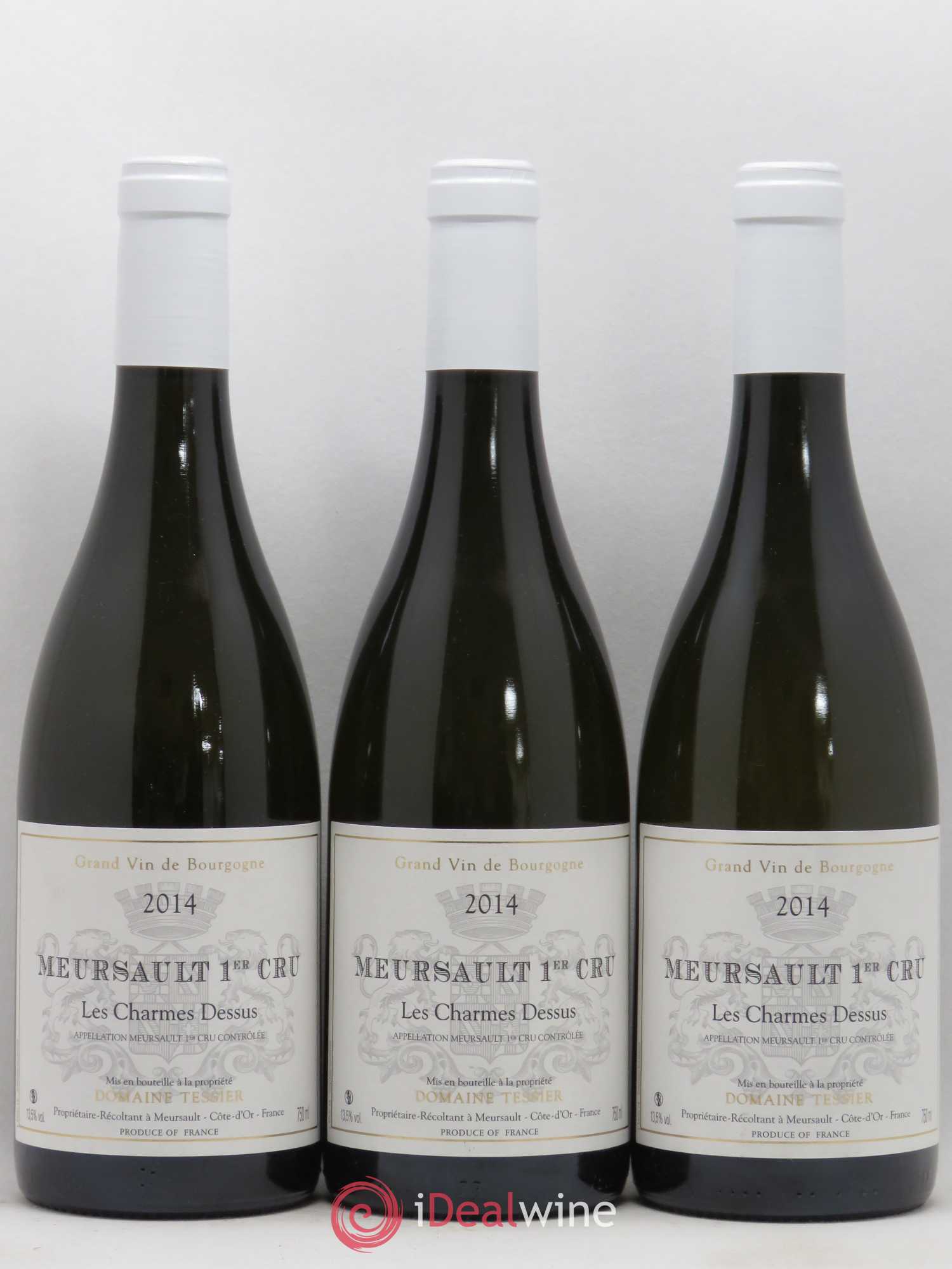 Meursault 1er Cru Les Charmes Dessus Domaine Tessier 2014 - Posten von 3 Flaschen - 0