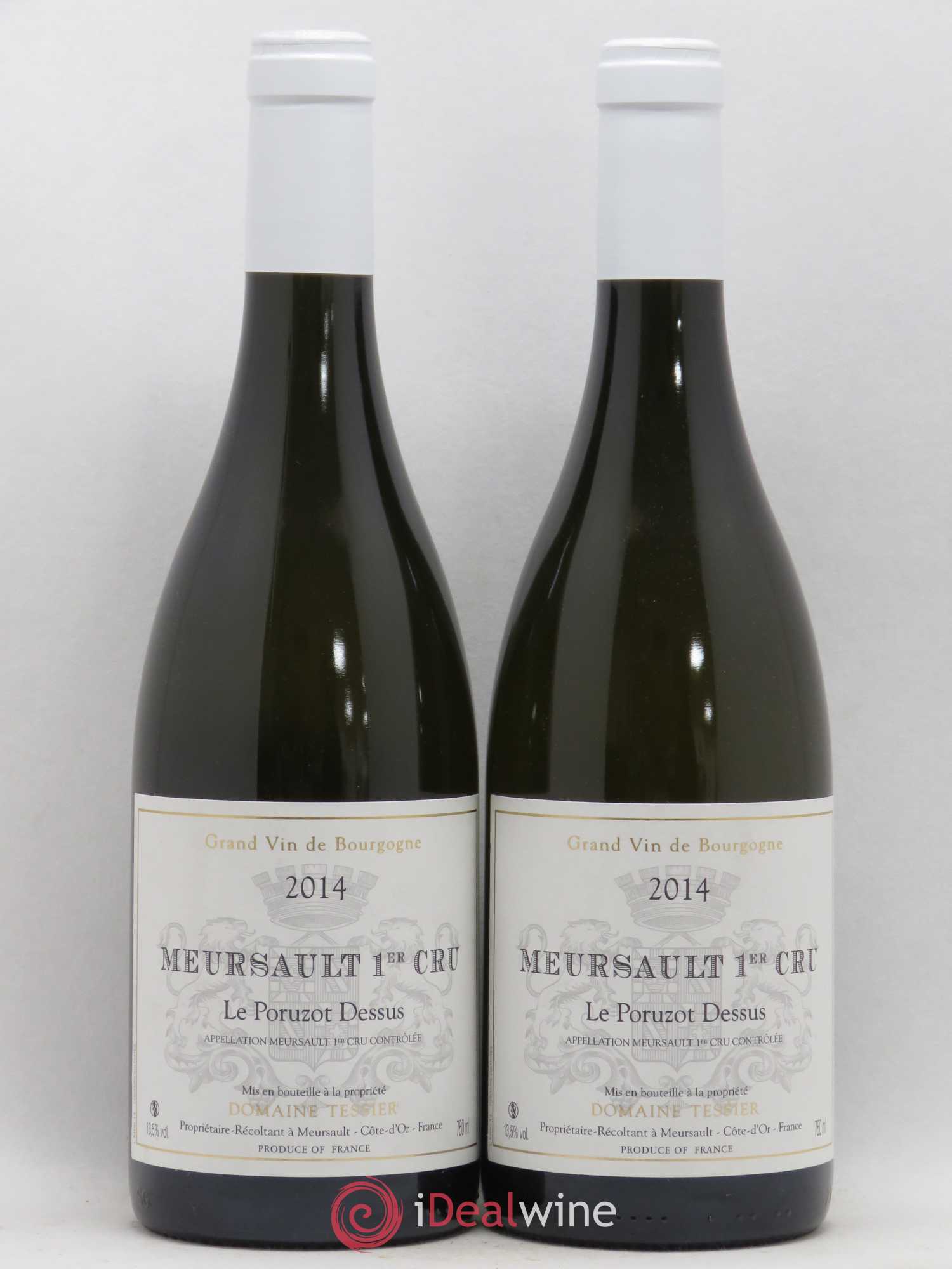 Meursault 1er Cru Le Poruzot Dessus Domaine Tessier 2014 - Posten von 2 Flaschen - 0
