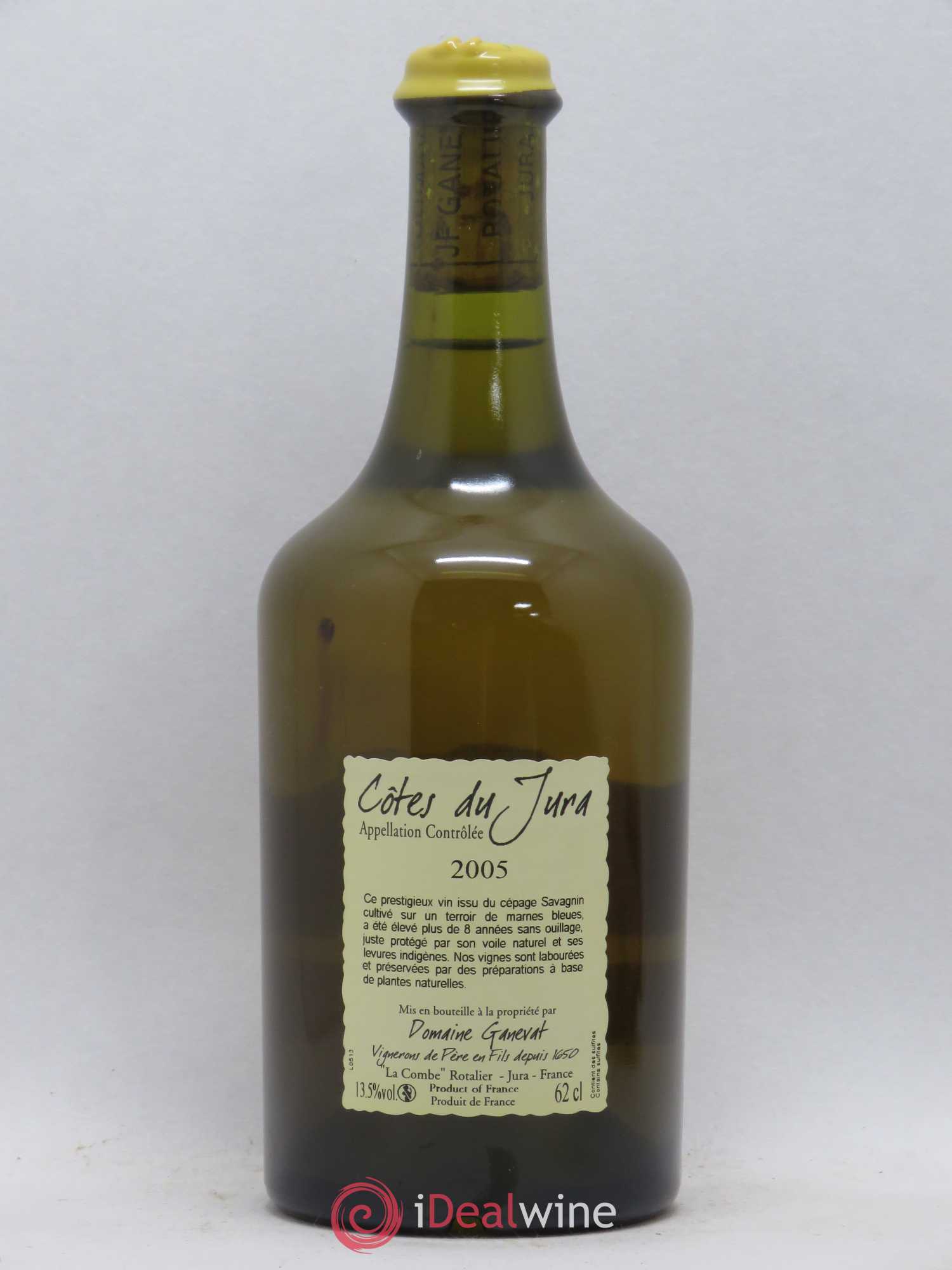 Côtes du Jura Vin Jaune Jean-François Ganevat (Domaine) 2005 - Lot de 1 bouteille - 1