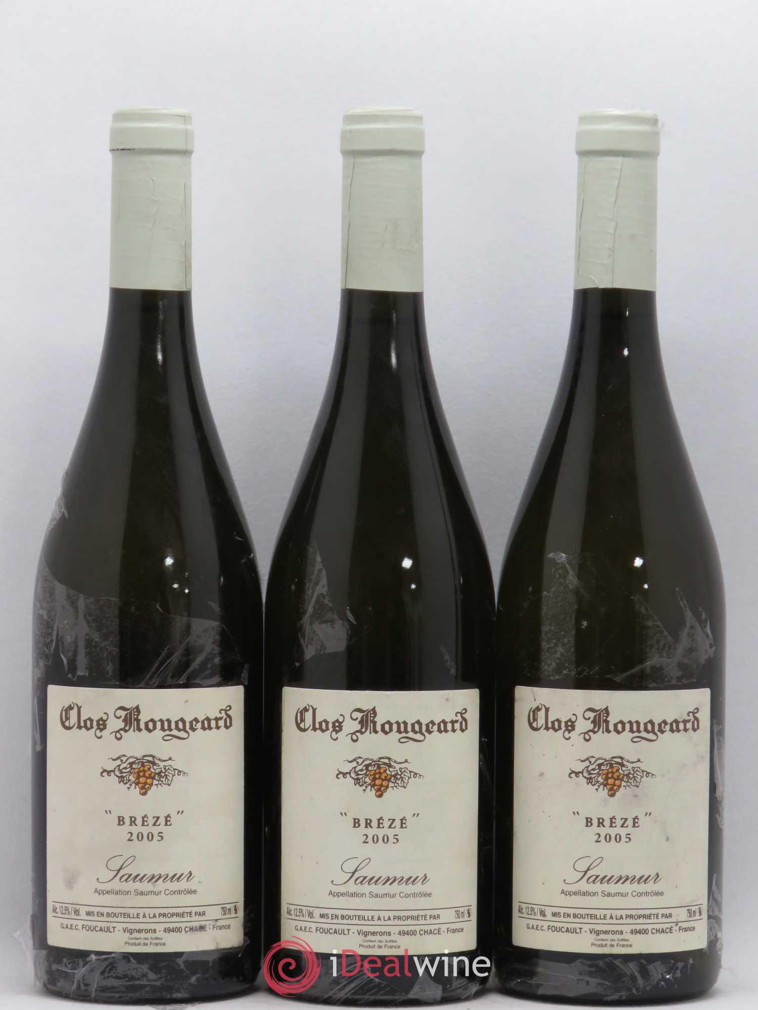 Saumur Brézé Clos Rougeard 2005 - Posten von 3 Flaschen - 0