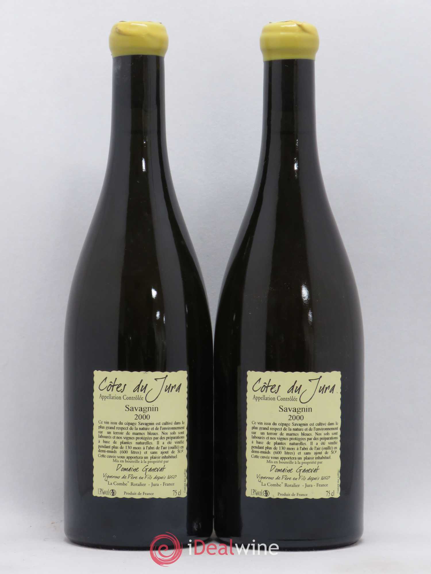 Côtes du Jura Les Vignes de mon Père Jean-François Ganevat (Domaine) 2000 - Lot de 2 bouteilles - 1