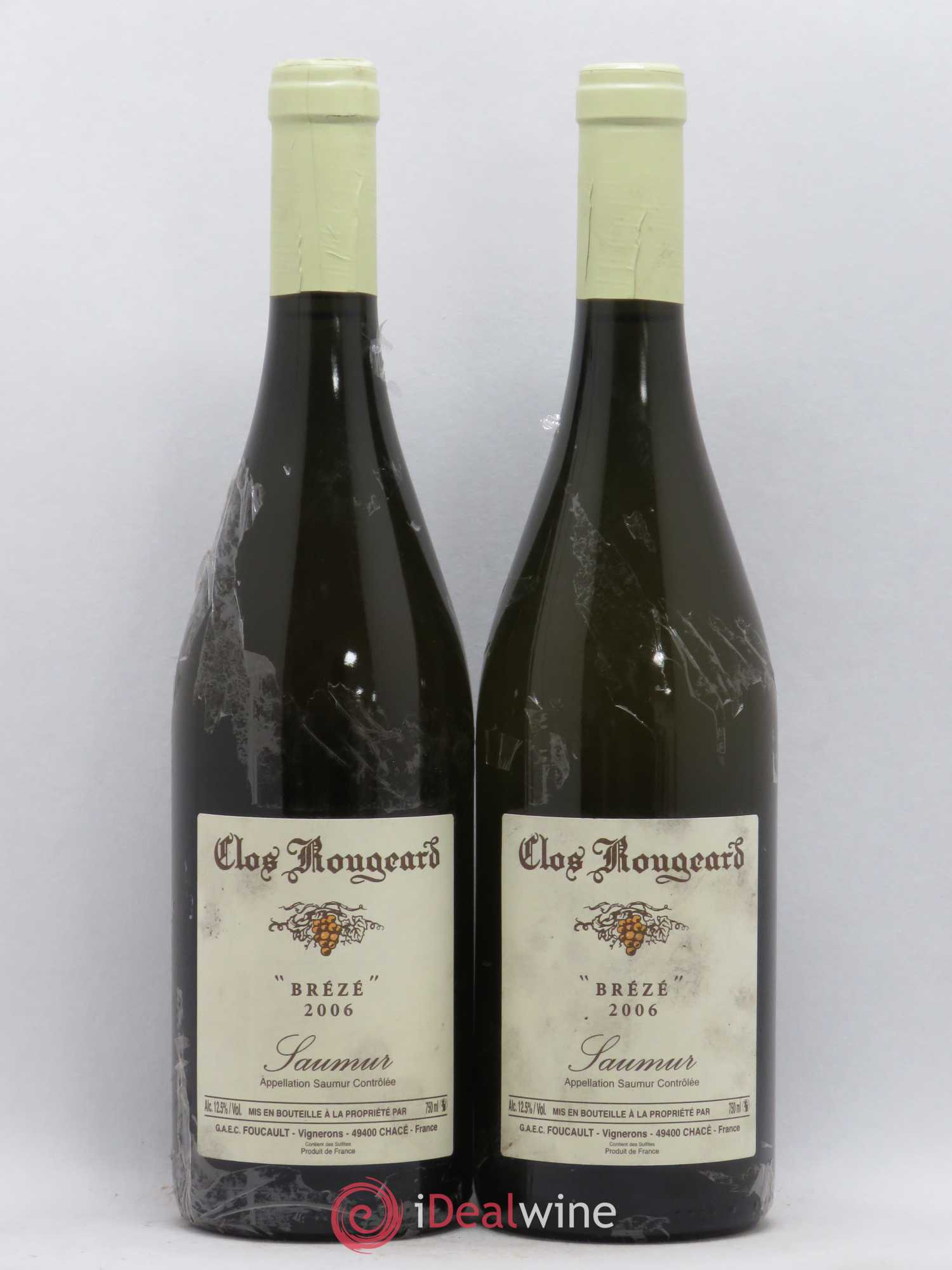 Saumur Brézé Clos Rougeard 2006 - Lot de 2 bouteilles - 0