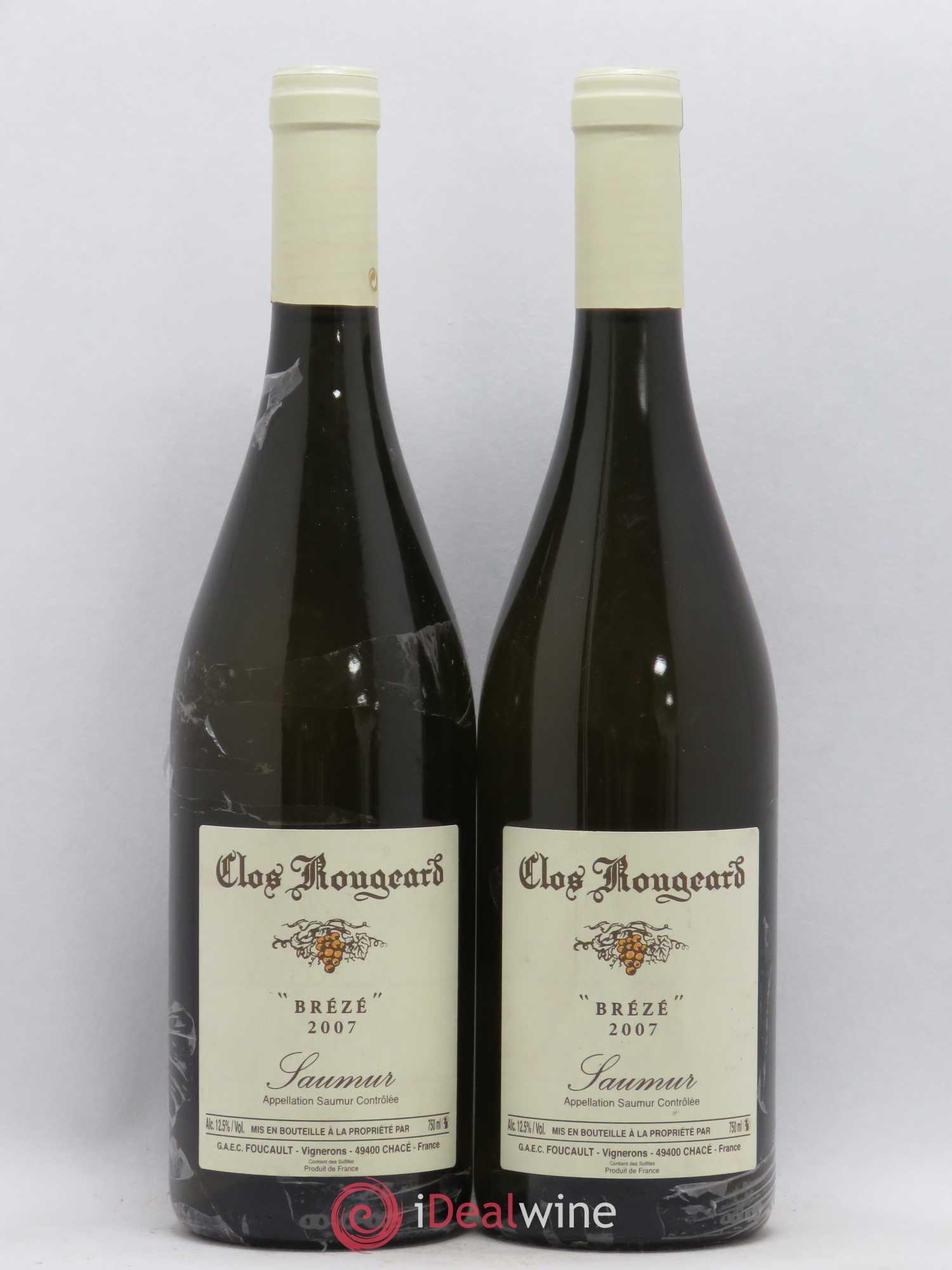 Saumur Brézé Clos Rougeard 2007 - Lot de 2 bouteilles - 0