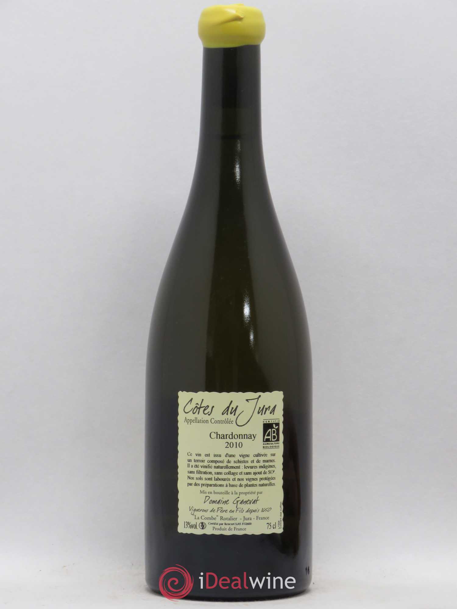 Côtes du Jura Grusse en Billat Jean-François Ganevat (Domaine) 2010 - Lot de 1 bouteille - 1