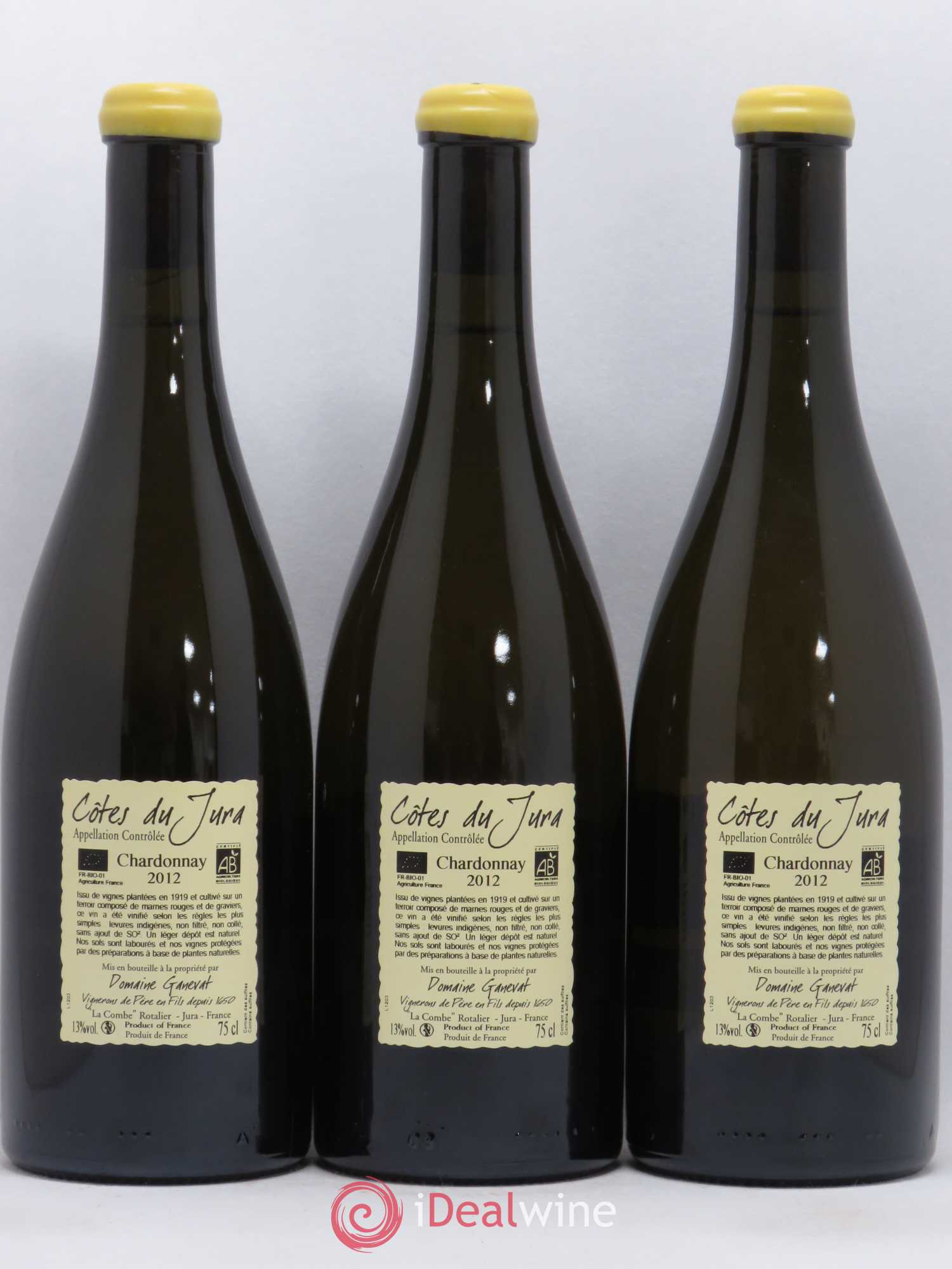 Côtes du Jura Les Grands Teppes Vieilles Vignes Jean-François Ganevat (Domaine) 2012 - Lot de 3 bouteilles - 1
