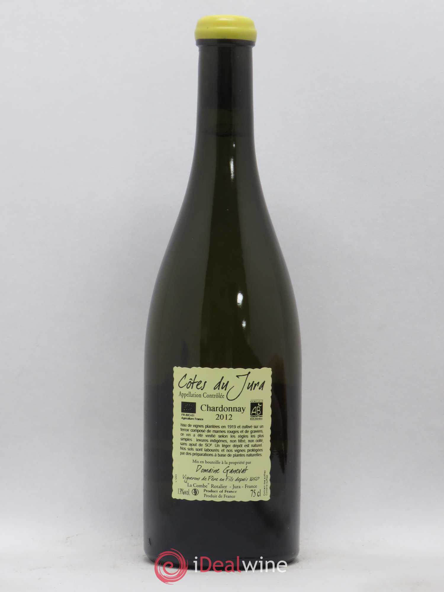 Côtes du Jura Les Grands Teppes Vieilles Vignes Jean-François Ganevat (Domaine) 2012 - Lot de 1 bouteille - 1