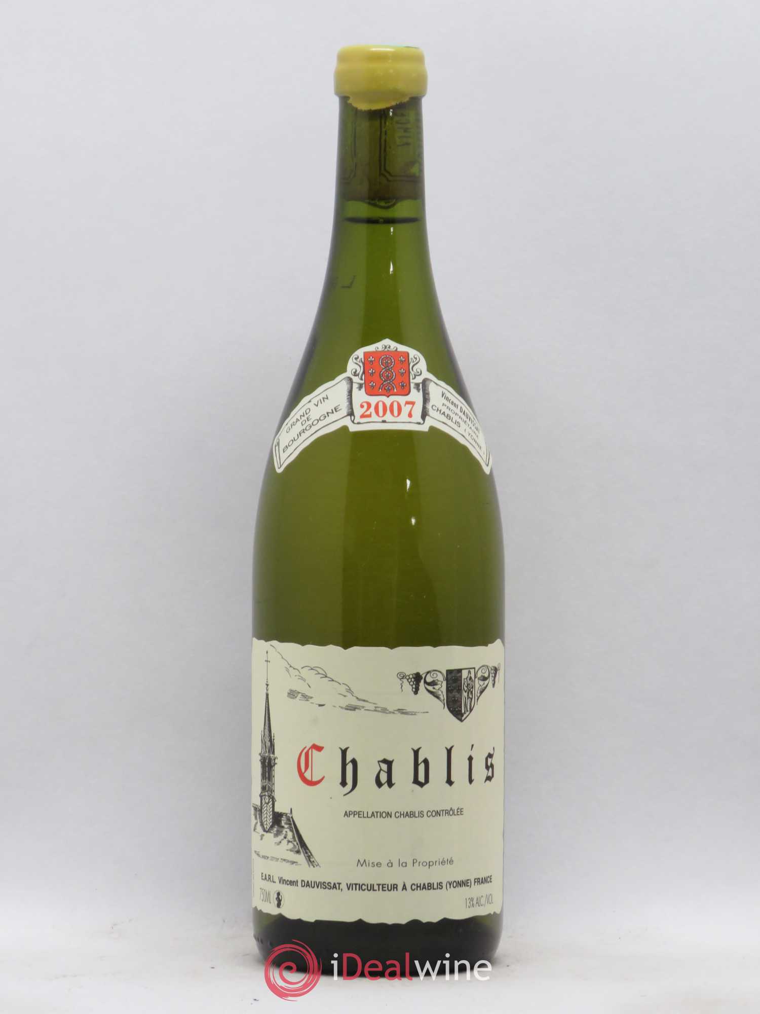 Chablis Vincent Dauvissat (Domaine) 2007 - Posten von 1 Flasche - 0