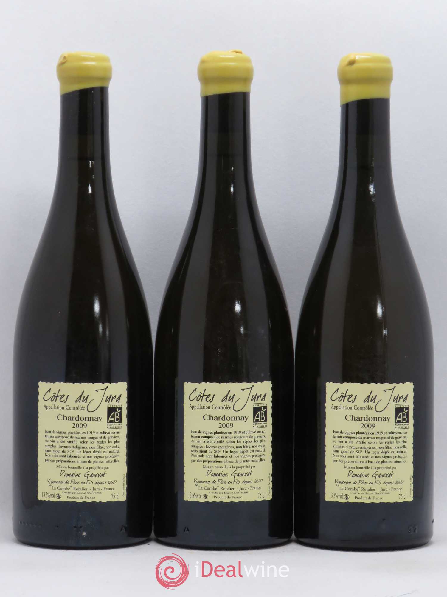 Côtes du Jura Les Grands Teppes Vieilles Vignes Jean-François Ganevat (Domaine) 2009 - Lot de 3 bouteilles - 1