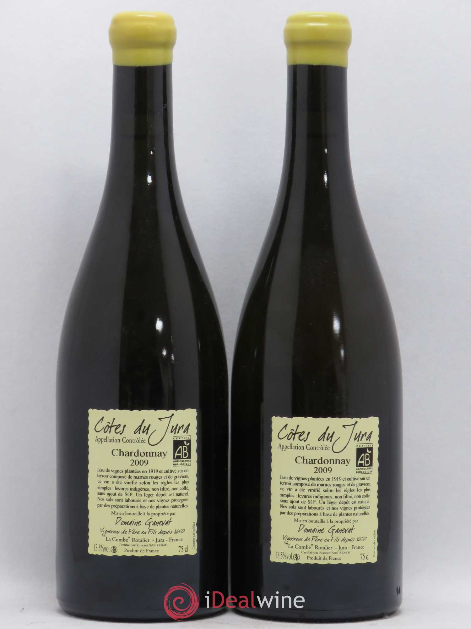 Côtes du Jura Les Grands Teppes Vieilles Vignes Jean-François Ganevat (Domaine) 2009 - Lot de 2 bouteilles - 1
