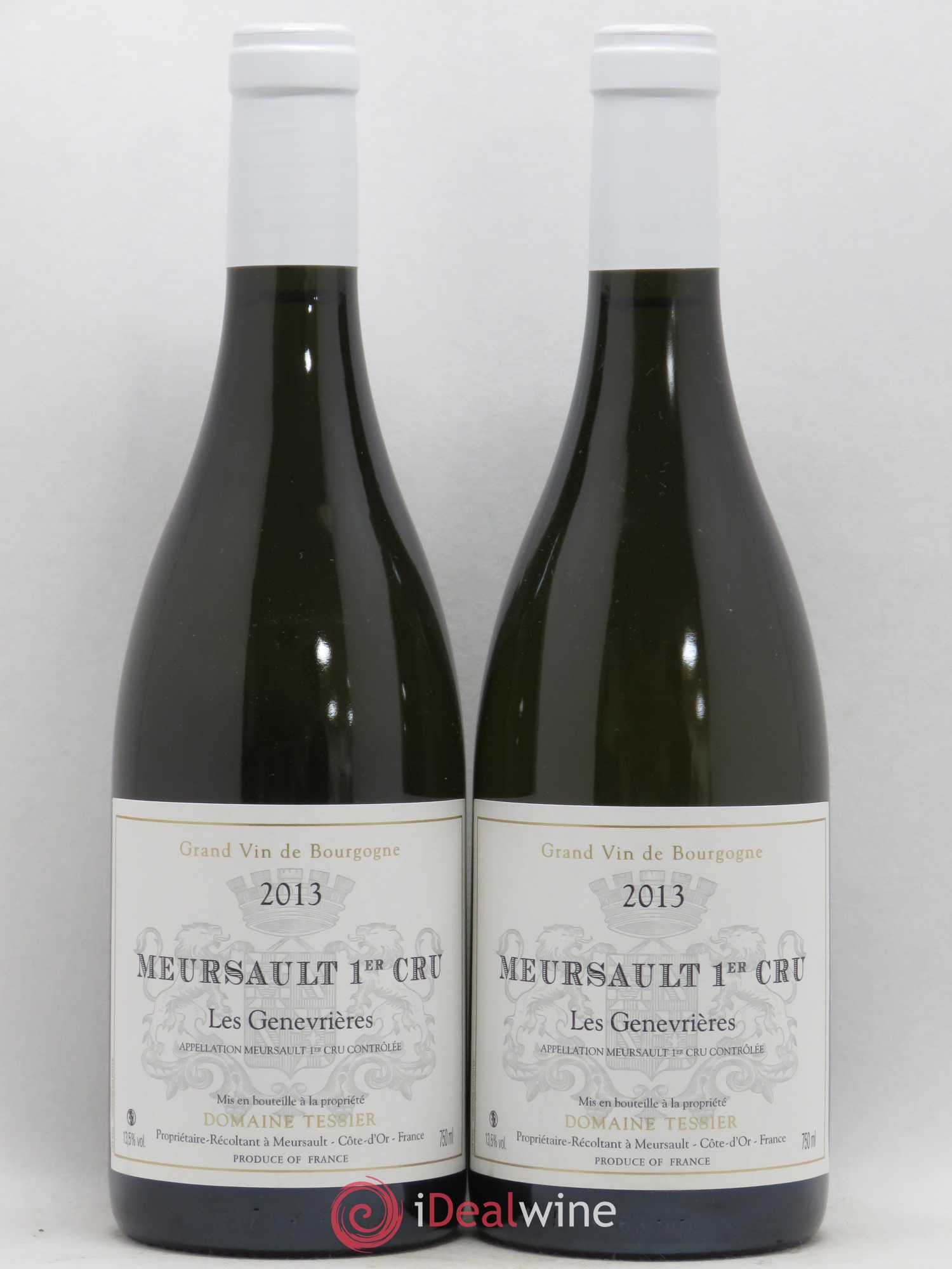 Meursault 1er Cru Les Genevrières Domaine Tessier 2013 - Posten von 2 Flaschen - 0