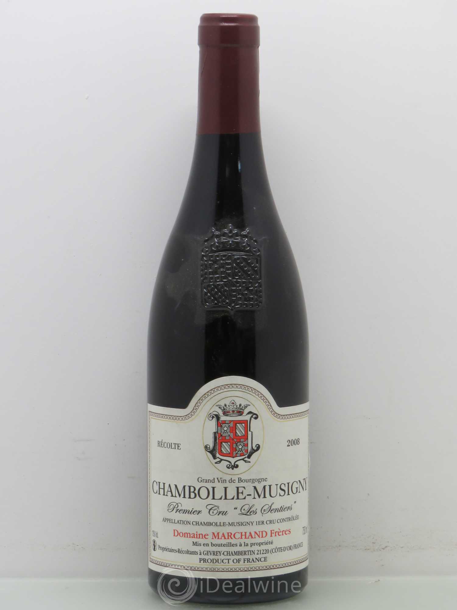 Chambolle-Musigny 1er Cru Les Sentiers Marchand 2008 - Posten von 1 Flasche - 0