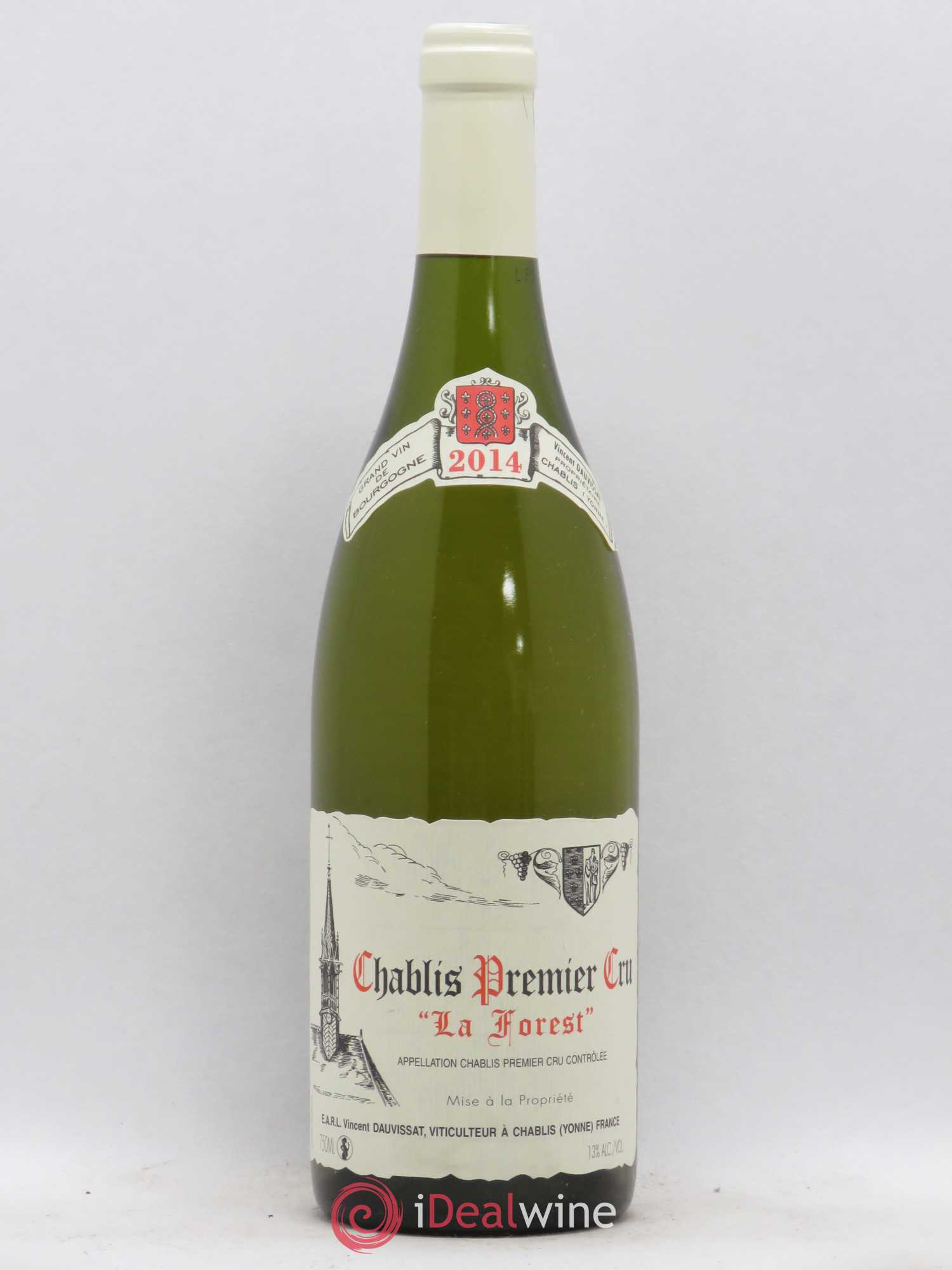 Chablis 1er Cru La Forest Vincent Dauvissat (Domaine) 2014 - Lot de 1 bouteille - 0