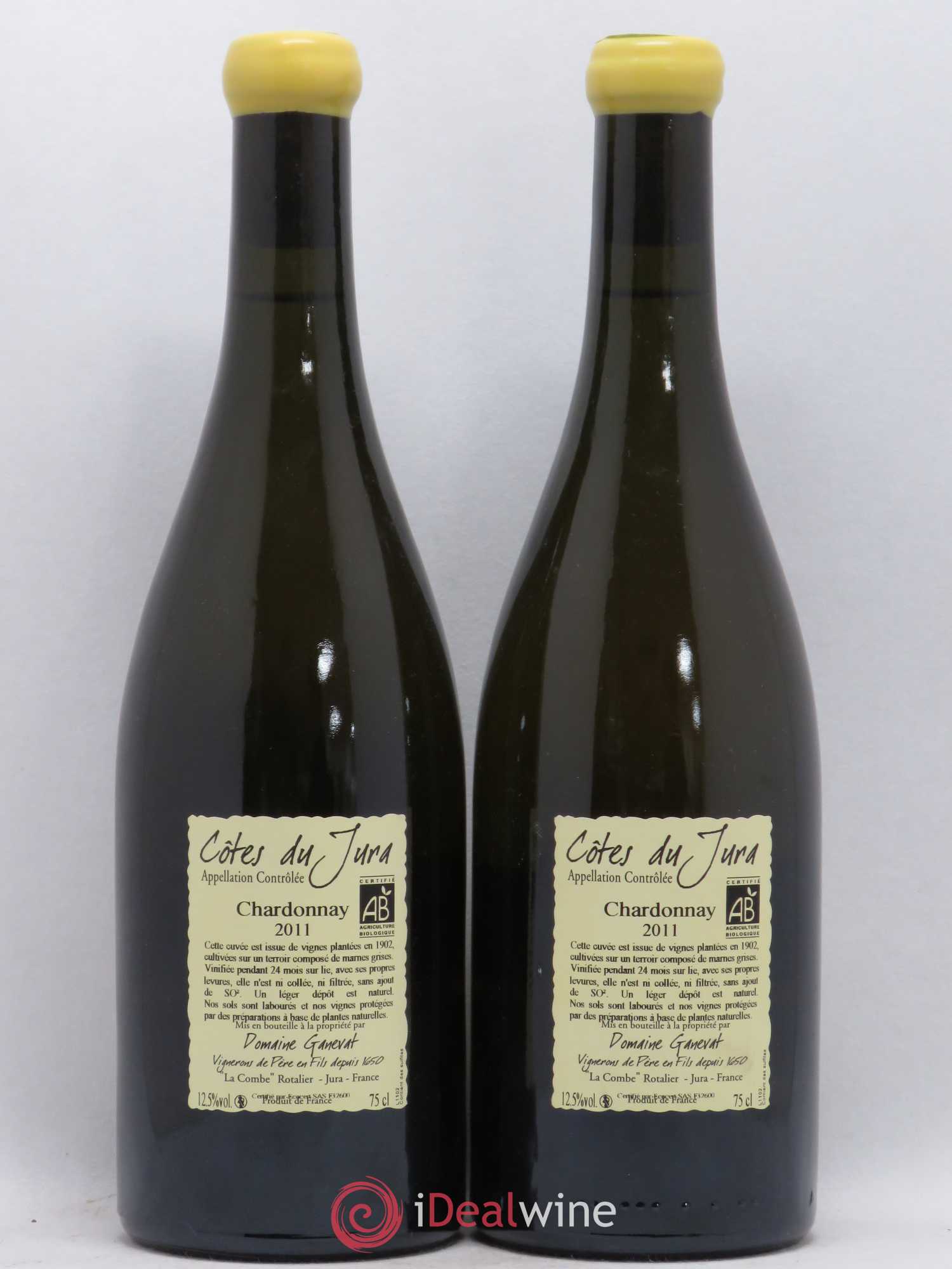 Côtes du Jura Les Chalasses Vieilles Vignes Jean-François Ganevat (Domaine) 2011 - Lot de 2 bouteilles - 1