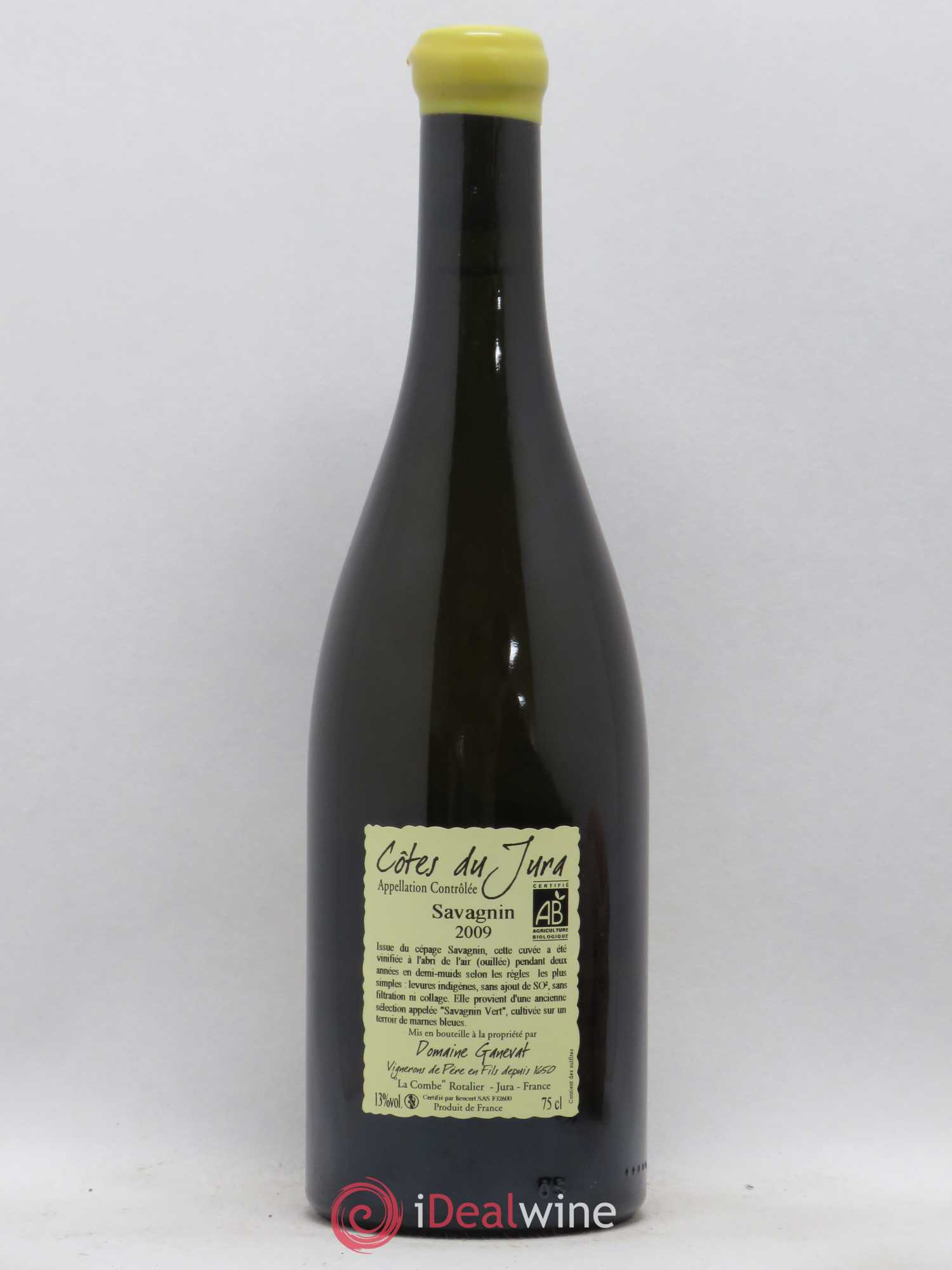 Côtes du Jura Les Chalasses Marnes Bleues Jean-François Ganevat (Domaine) 2009 - Lot de 1 bouteille - 1