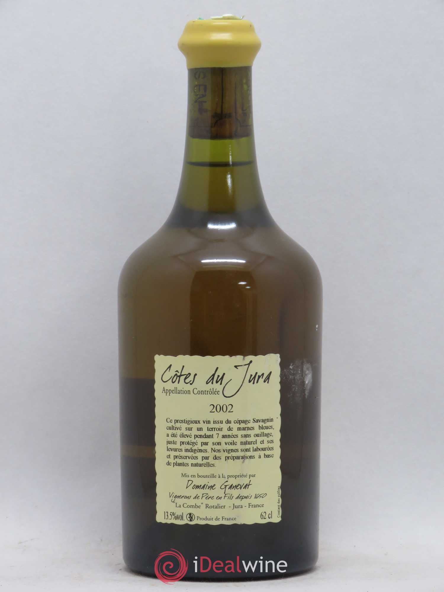 Côtes du Jura Vin Jaune Jean-François Ganevat (Domaine) 2002 - Lot de 1 bouteille - 1