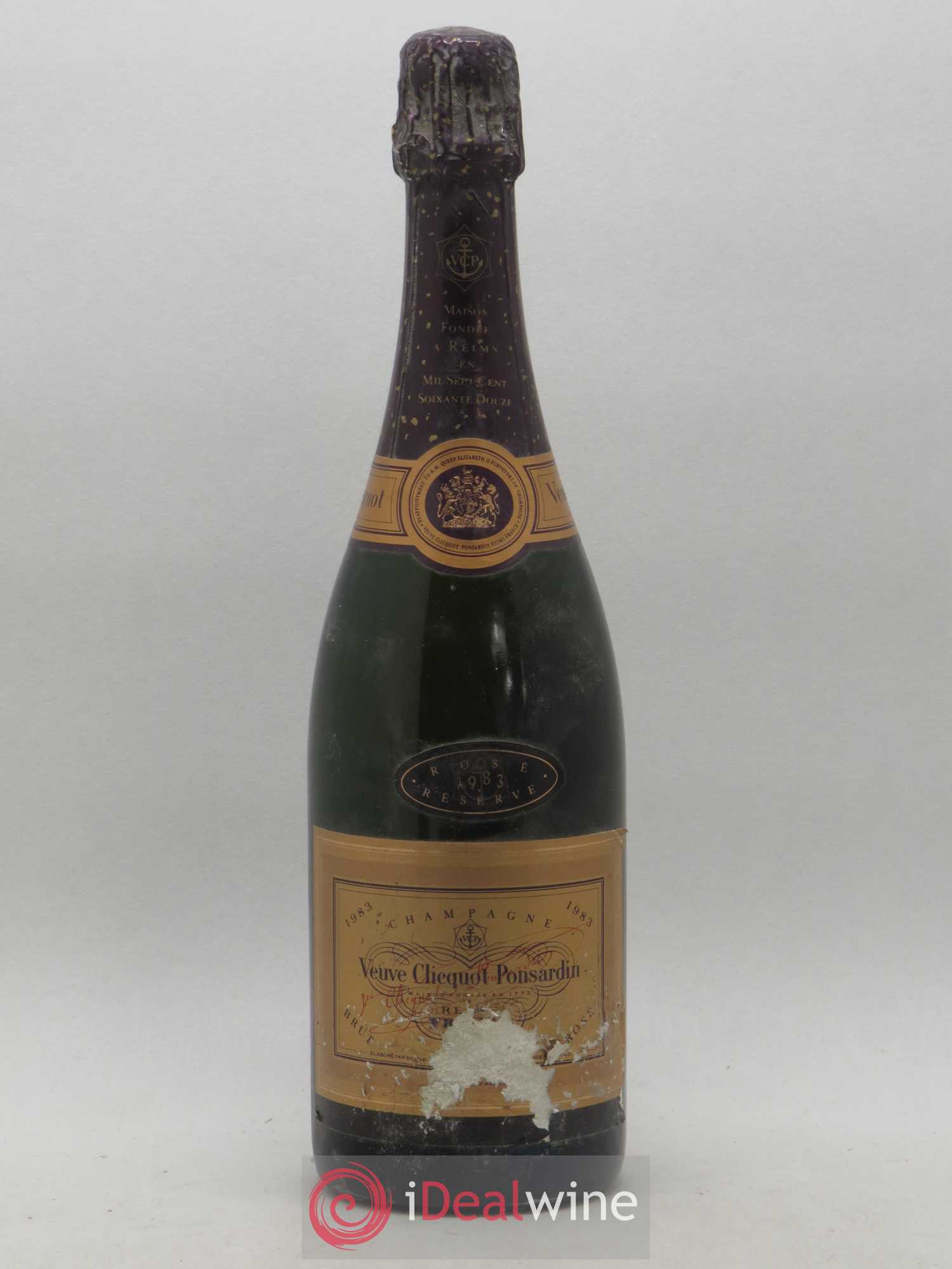 Vintage Rosé Veuve Clicquot 1983 - Lot de 1 bouteille - 0