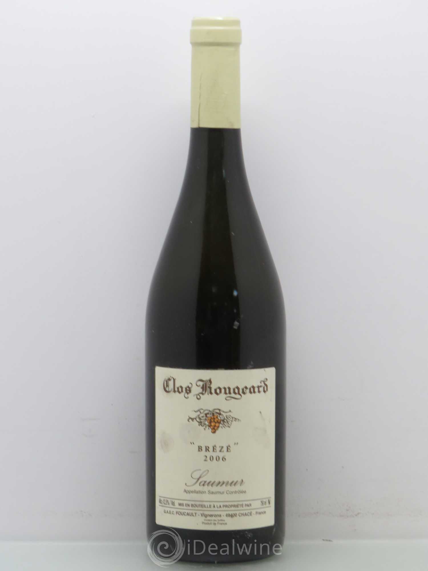 Saumur Brézé Clos Rougeard 2006 - Lot de 1 bouteille - 0