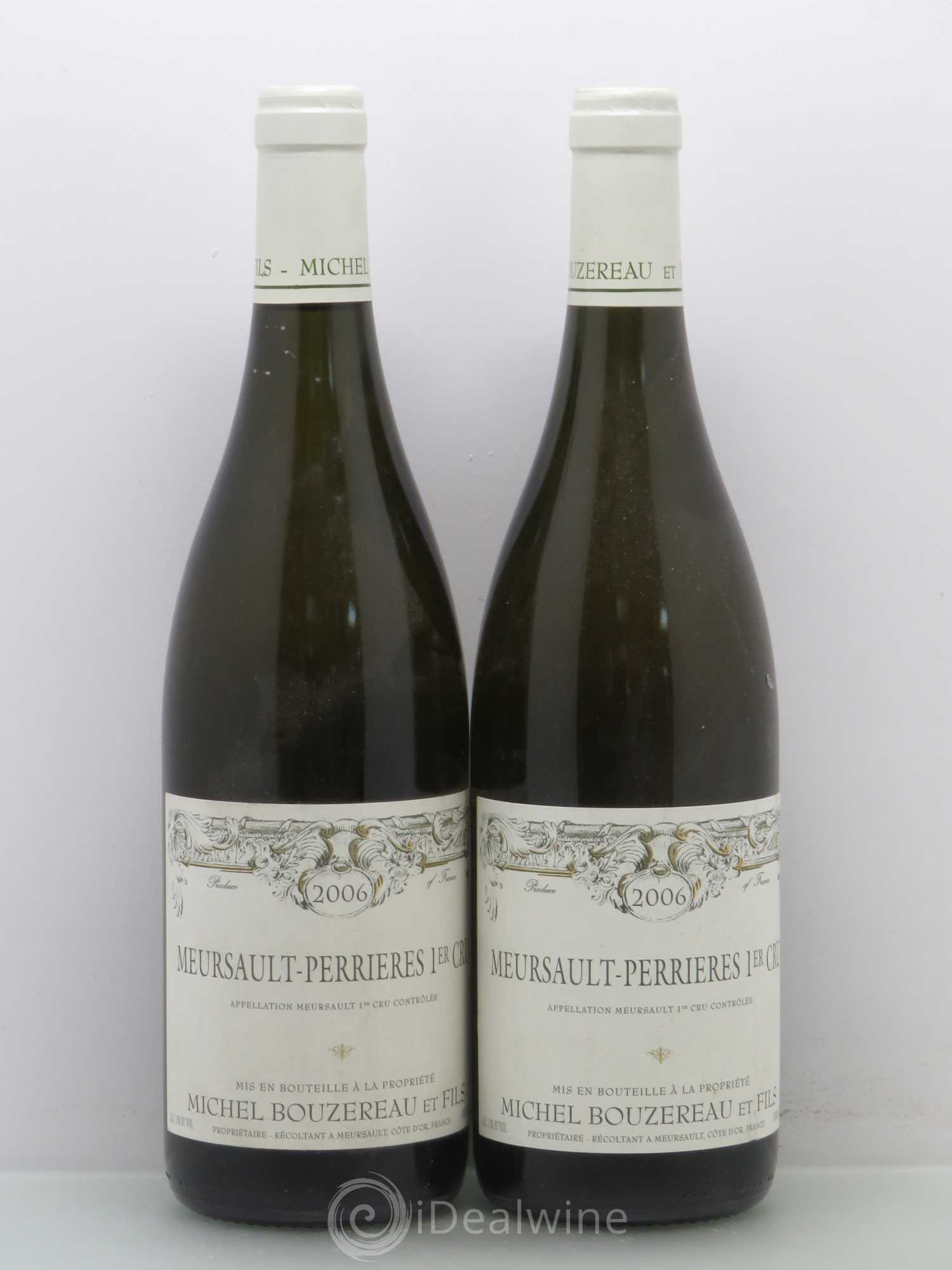 Meursault 1er Cru Perrières Michel Bouzereau et Fils (Domaine) 2006 - Lot de 5 bouteilles - 2