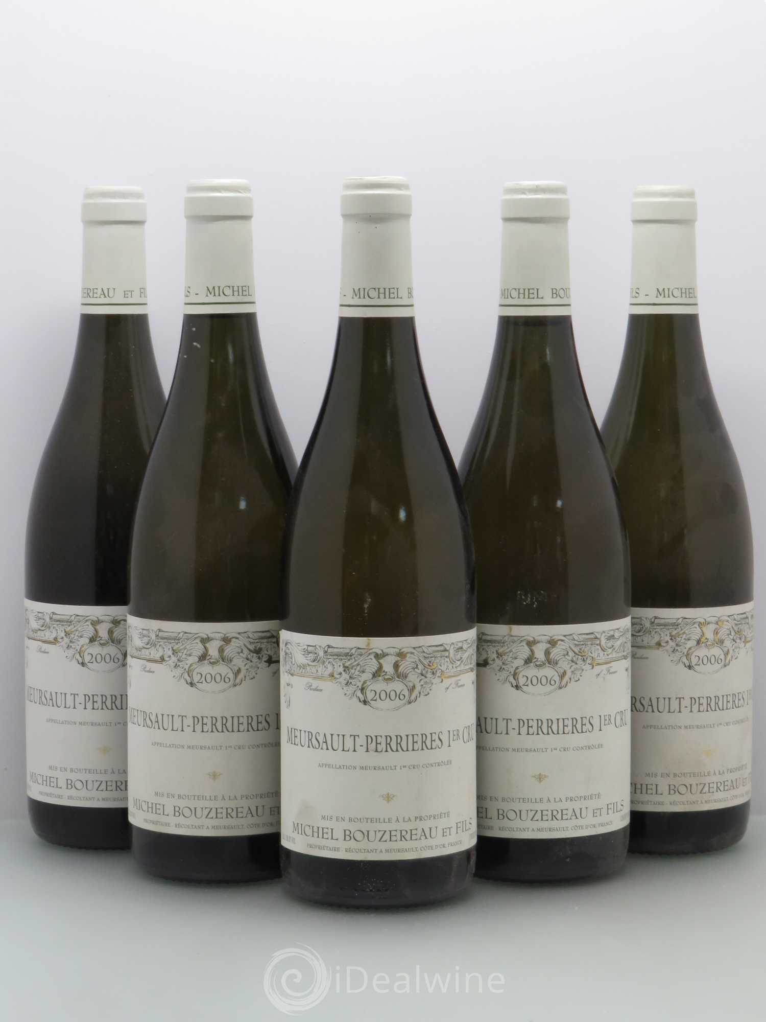 Meursault 1er Cru Perrières Michel Bouzereau et Fils (Domaine) 2006 - Lot de 5 bouteilles - 0
