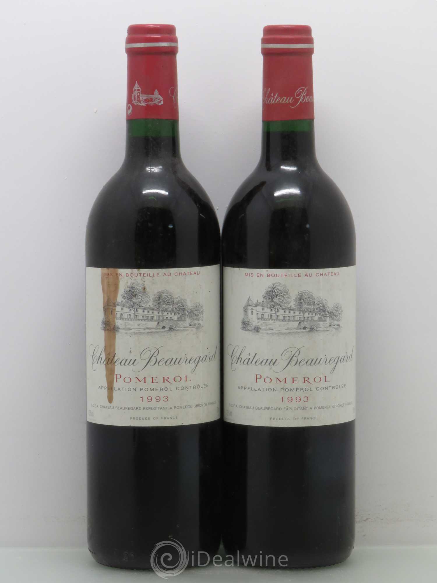 Château Beauregard 1993 - Lot de 2 bouteilles - 0