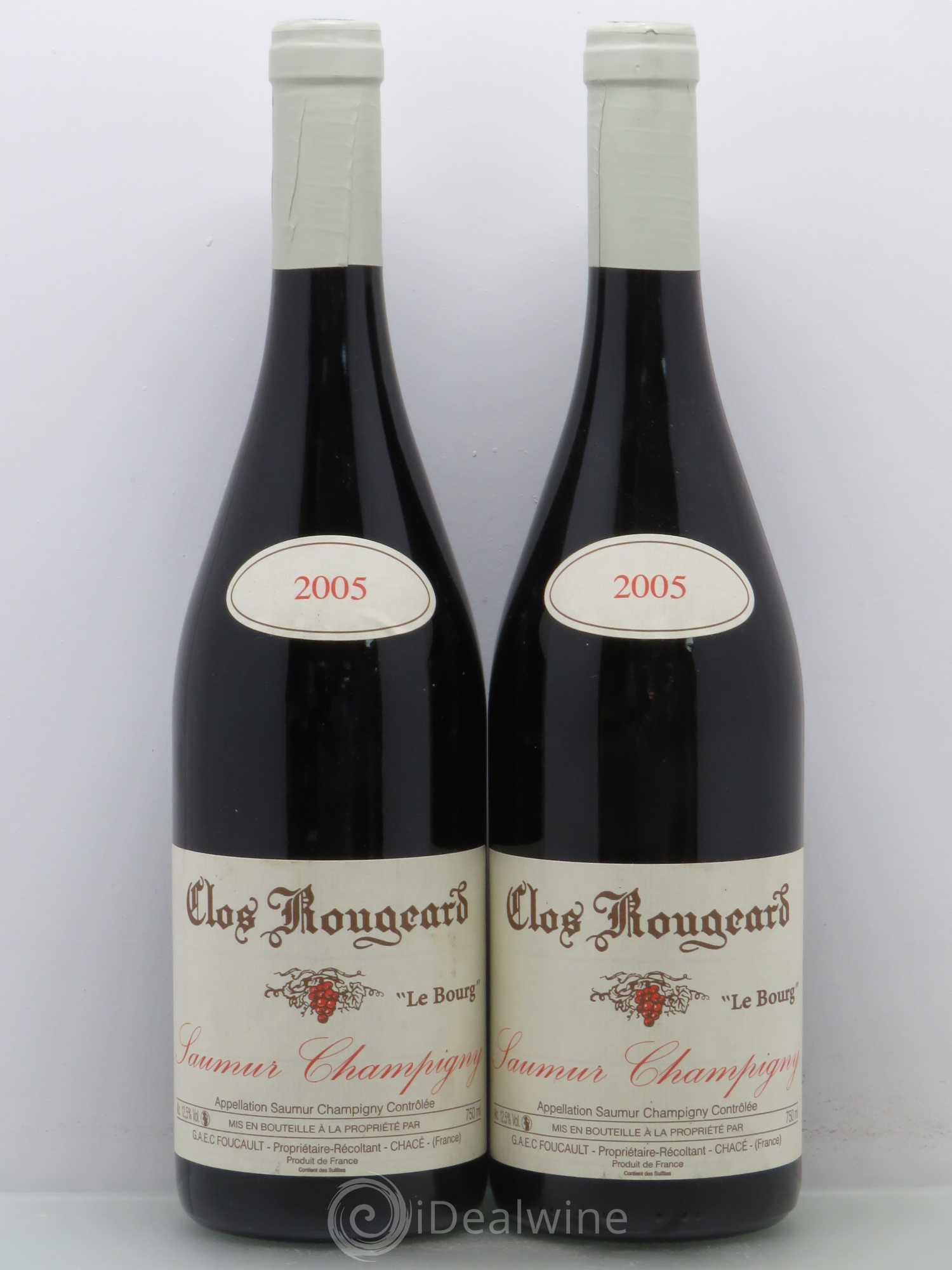 Saumur-Champigny Le Bourg Clos Rougeard 2005 - Lot de 2 bouteilles - 0
