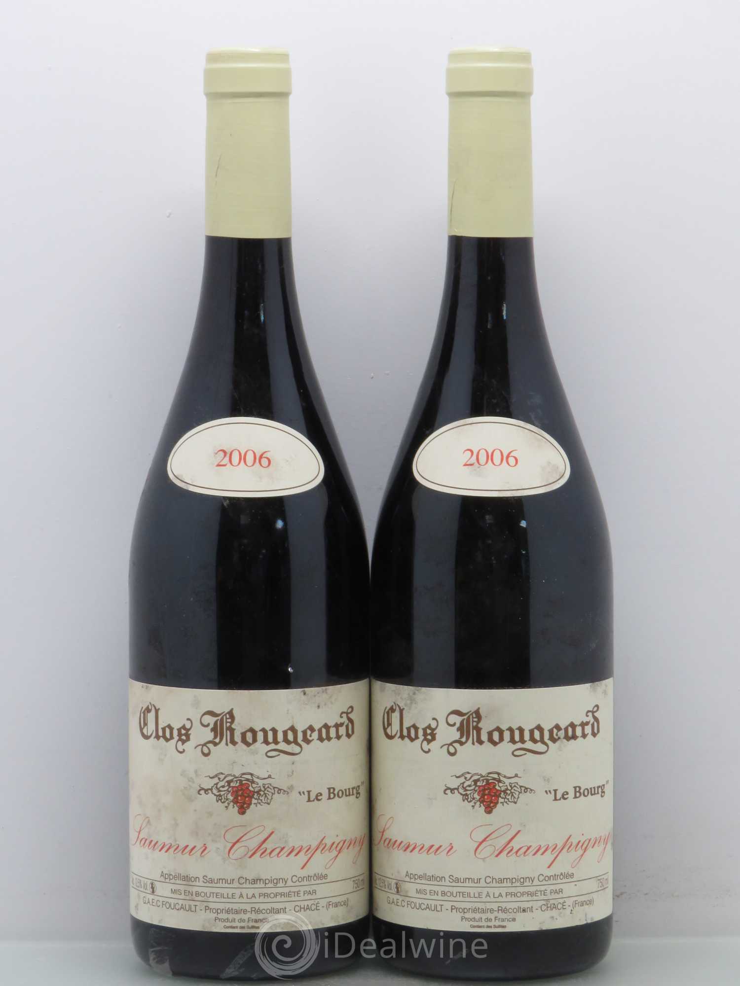 Saumur-Champigny Le Bourg Clos Rougeard 2006 - Lot de 2 bouteilles - 0