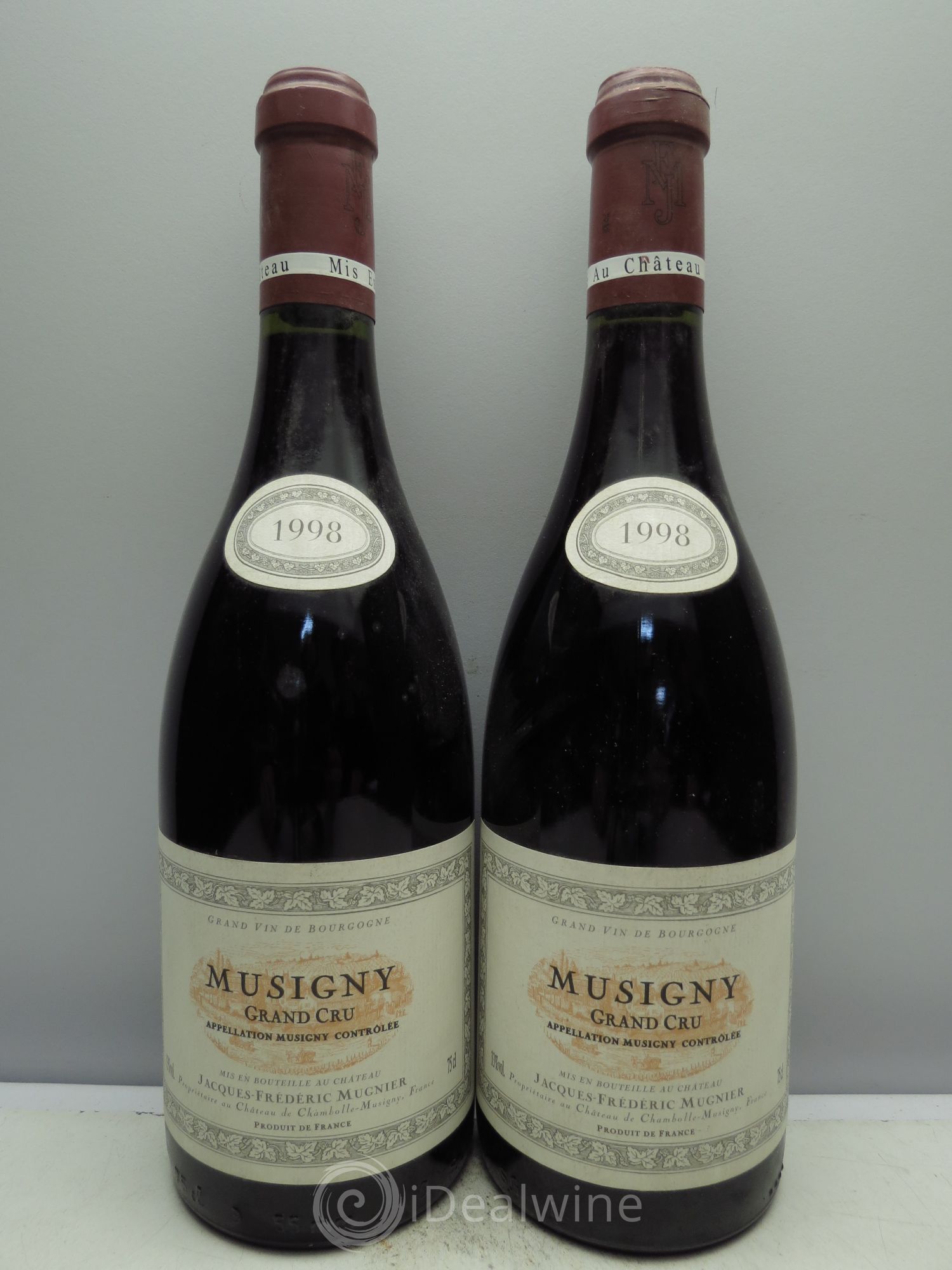 Musigny Grand Cru Jacques-Frédéric Mugnier 1998 - Lot de 2 bouteilles - 0
