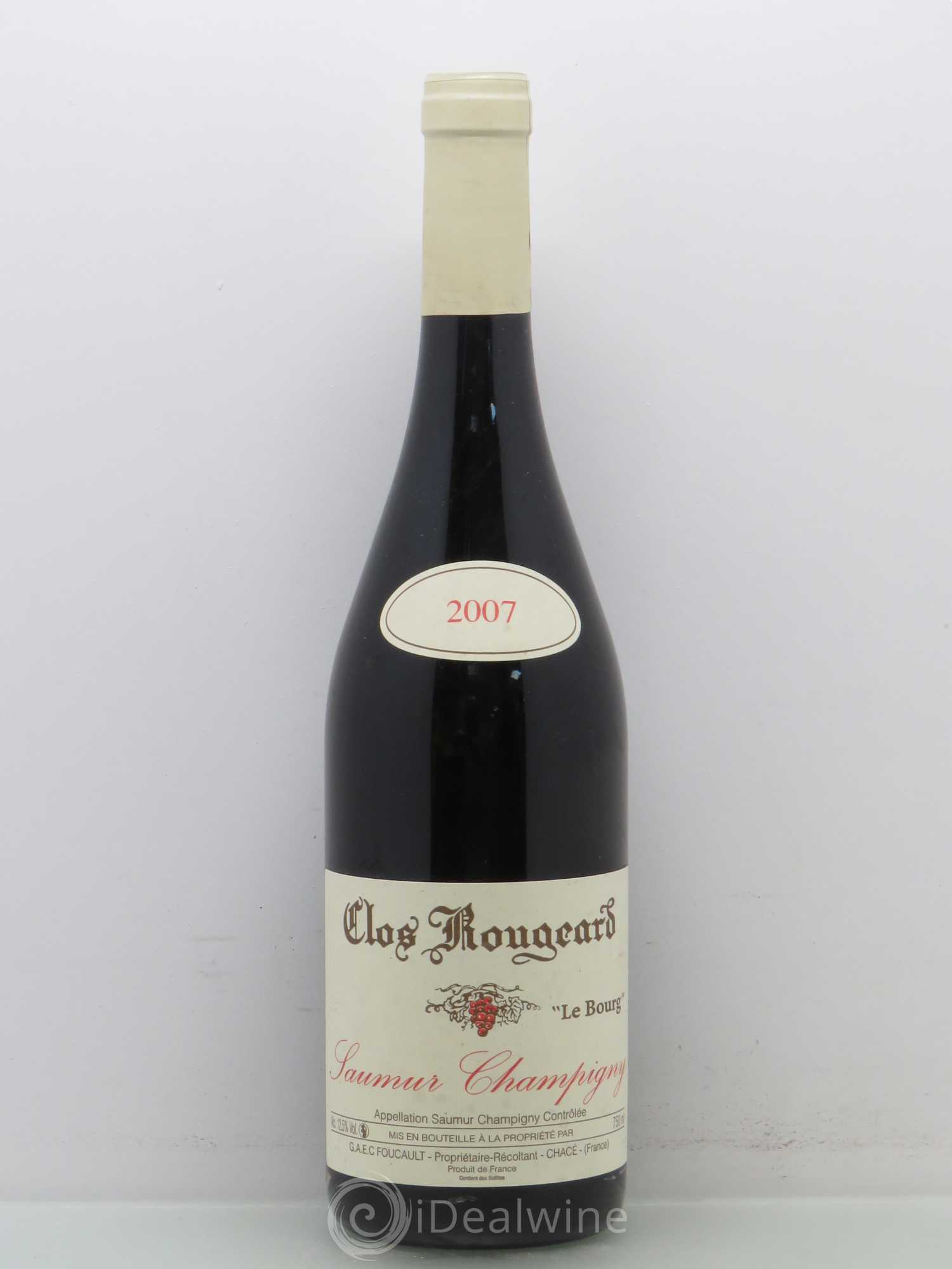 Saumur-Champigny Le Bourg Clos Rougeard 2007 - Lot de 1 bouteille - 0