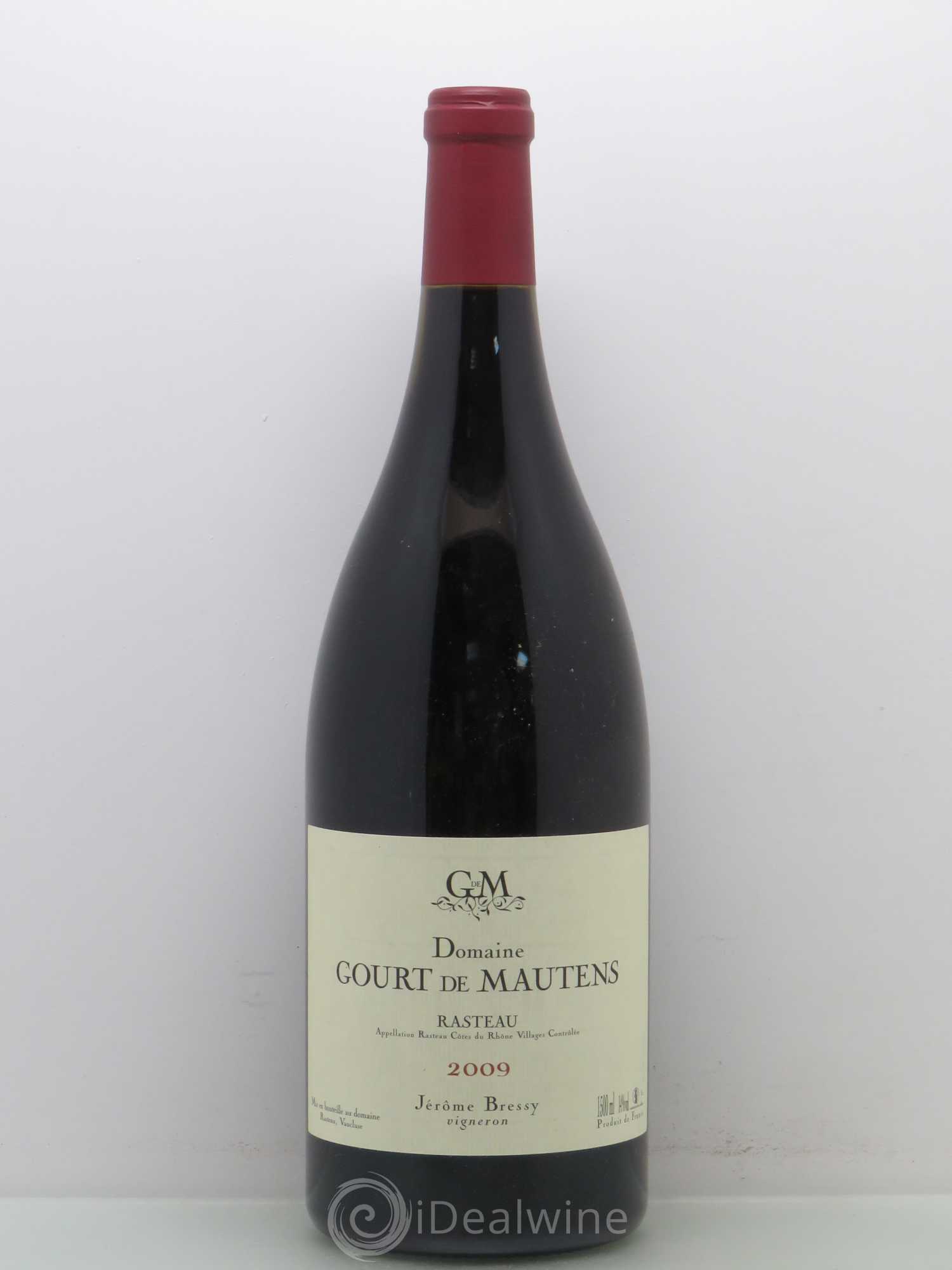 Rasteau Domaine Gourt de Mautens - Jérôme Bressy 2009 - Lot de 1 magnum - 0