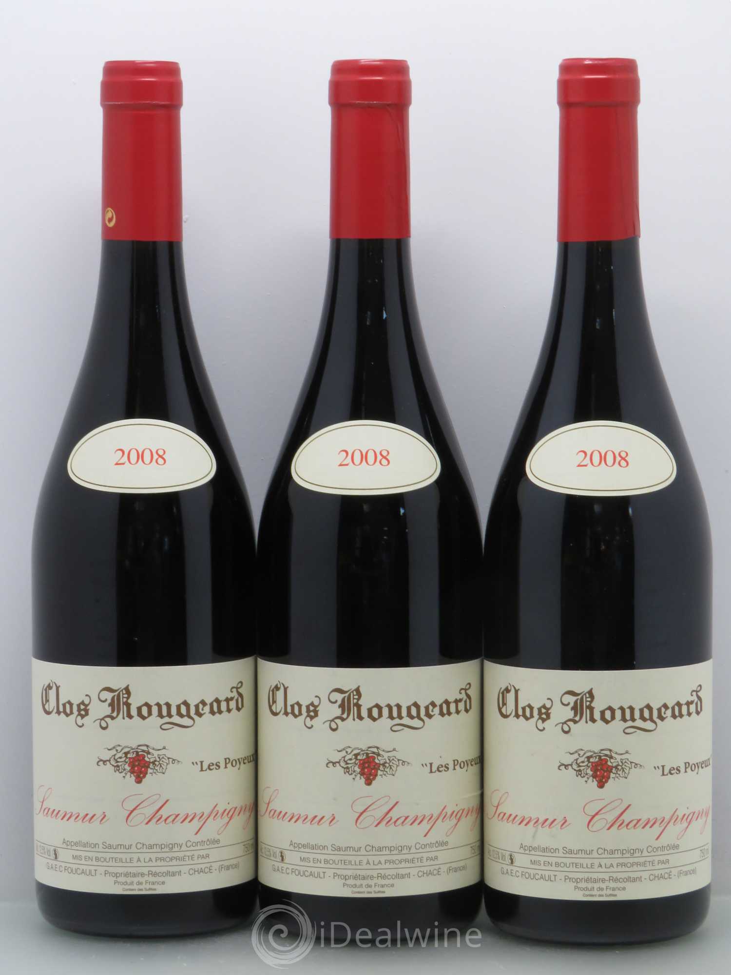 Saumur-Champigny Les Poyeux Clos Rougeard 2008 - Lot de 3 bouteilles - 0