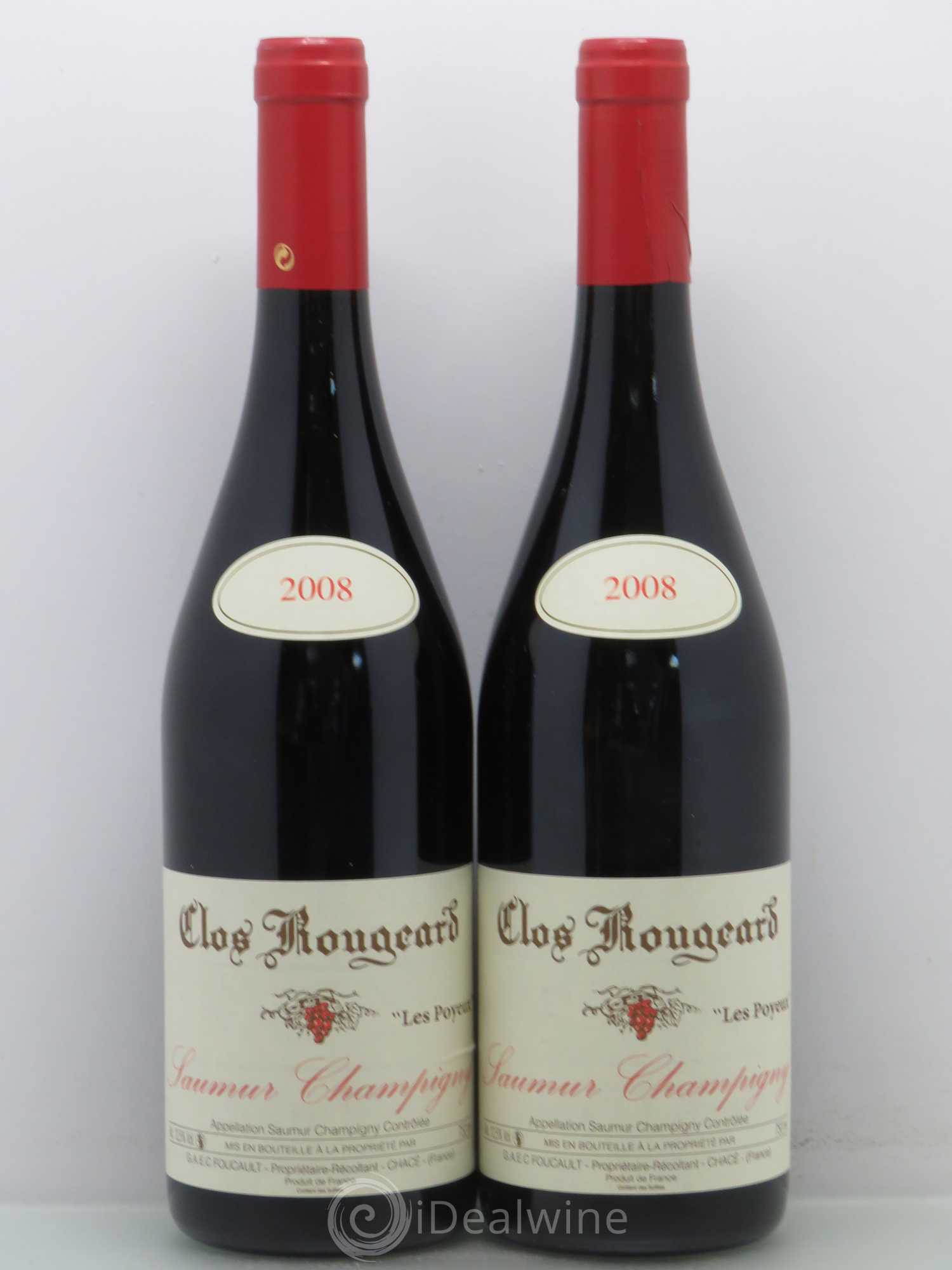 Saumur-Champigny Les Poyeux Clos Rougeard 2008 - Lot de 2 bouteilles - 0